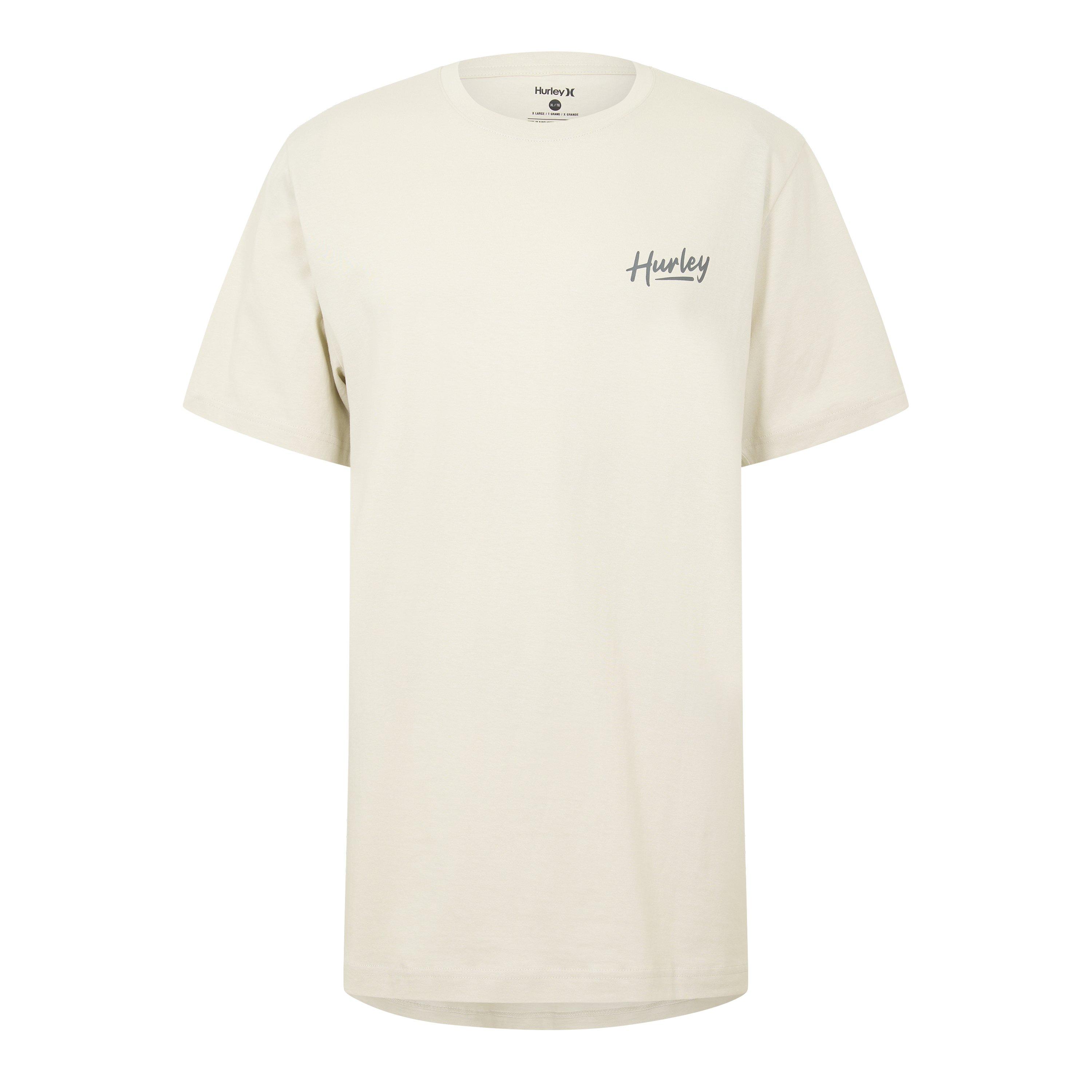 Hurley Men's T-Shirt - Cream - Medium