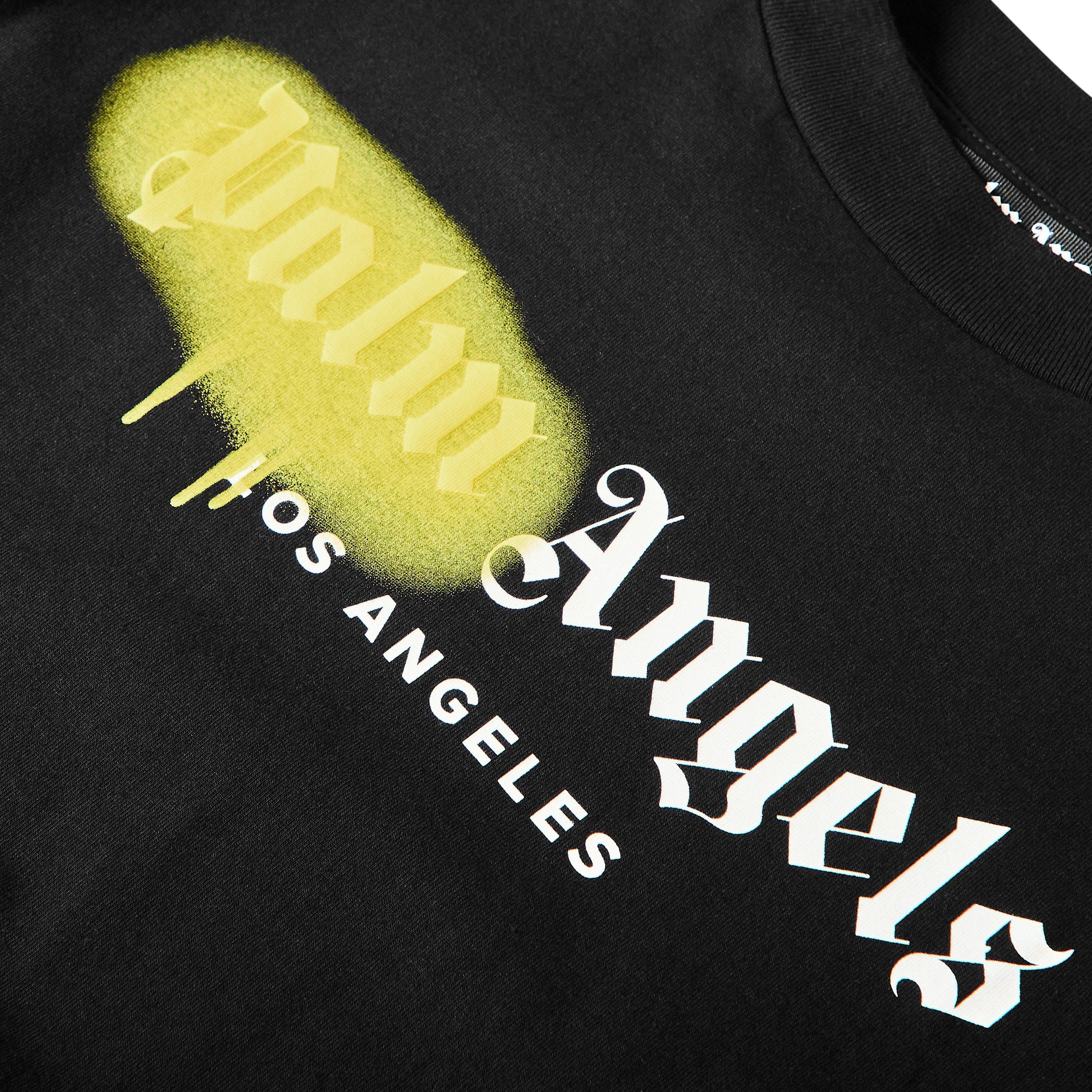 Black Yellow - Palm Angels - Men's La T-Shirt - 3
