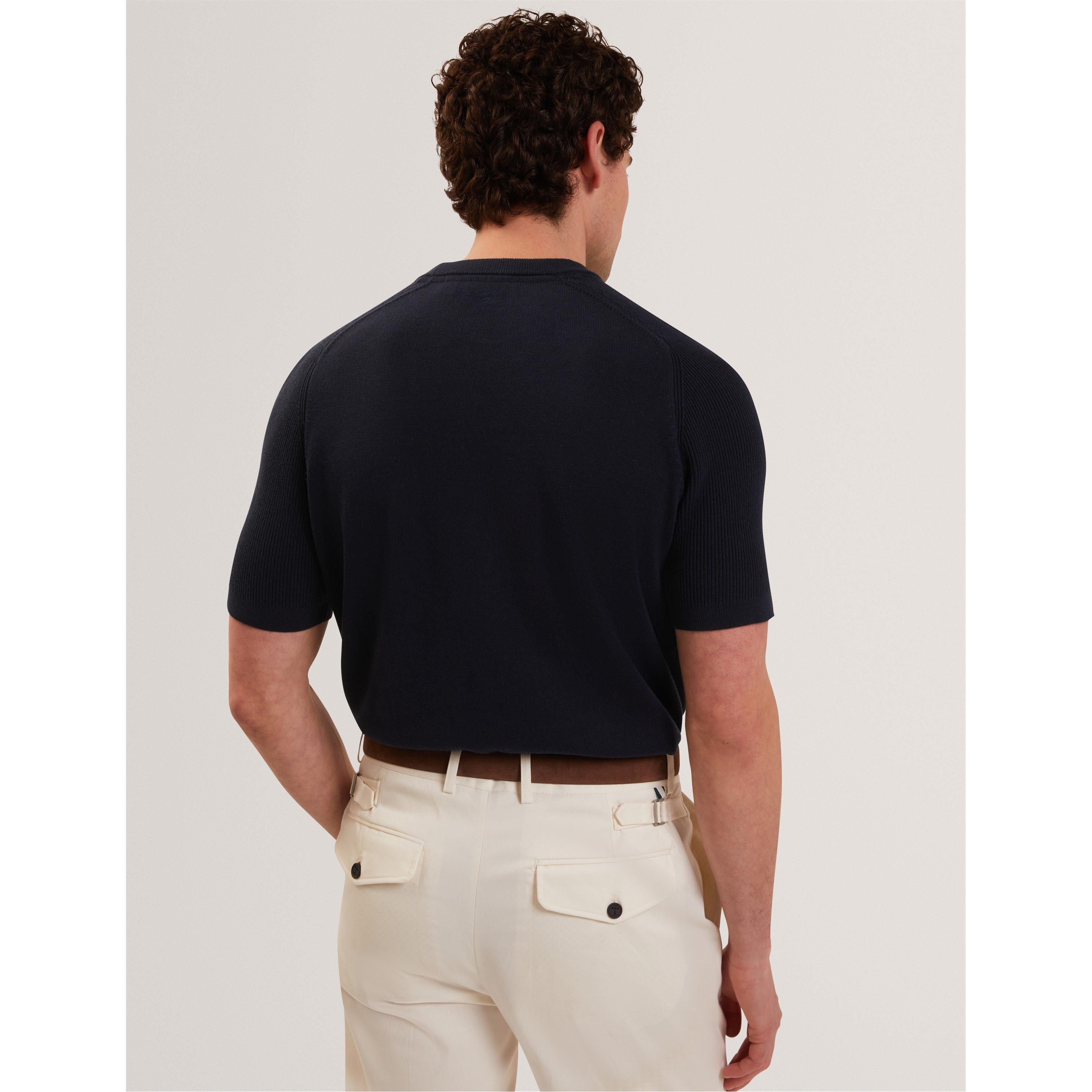 Navy - Ted Baker - Ted SS RibRaglan T Sn62 - 3