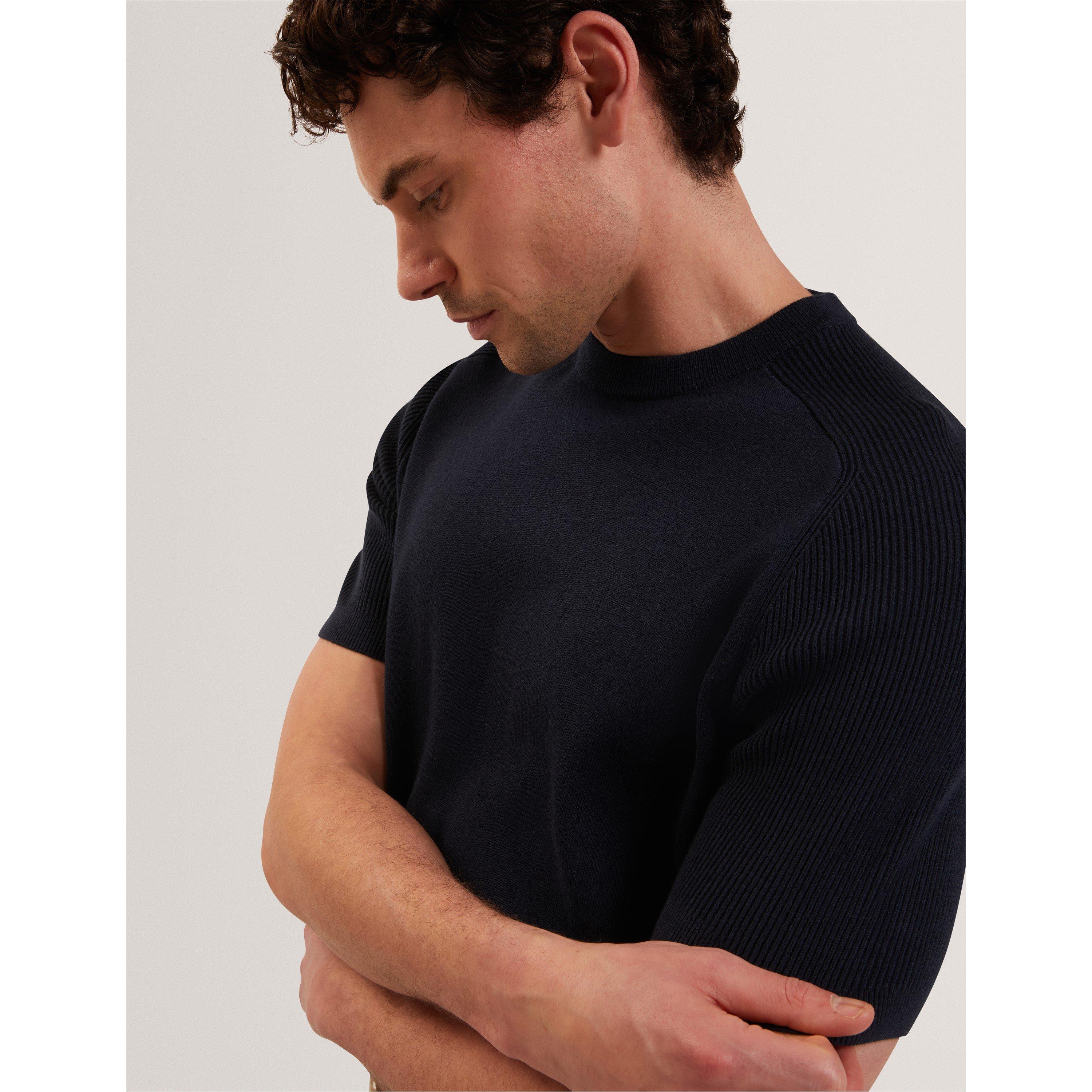 Navy - Ted Baker - Ted SS RibRaglan T Sn62 - 4