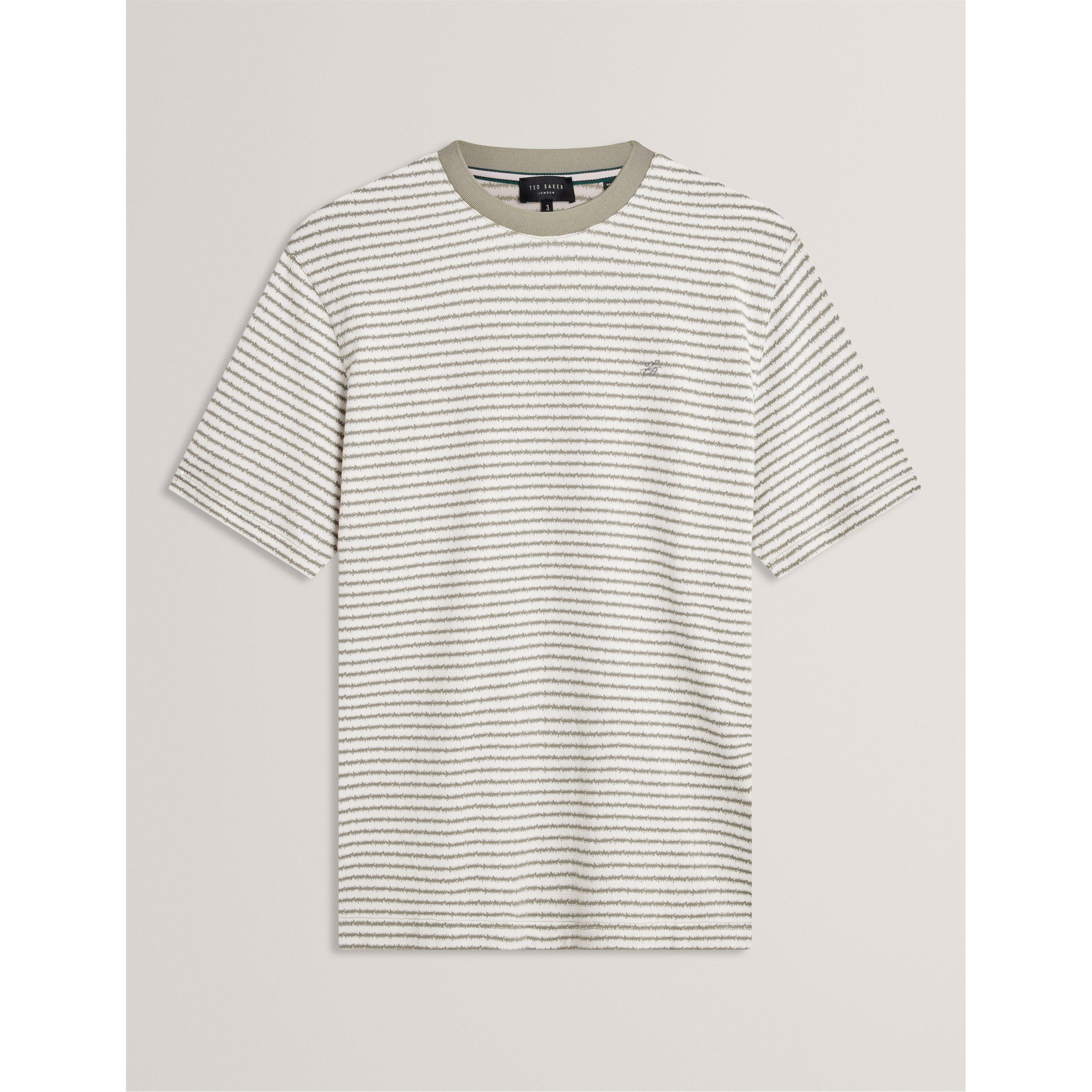 Mid-Green - Ted Baker - Ted SS O/Sz Strp T Sn62 - 1