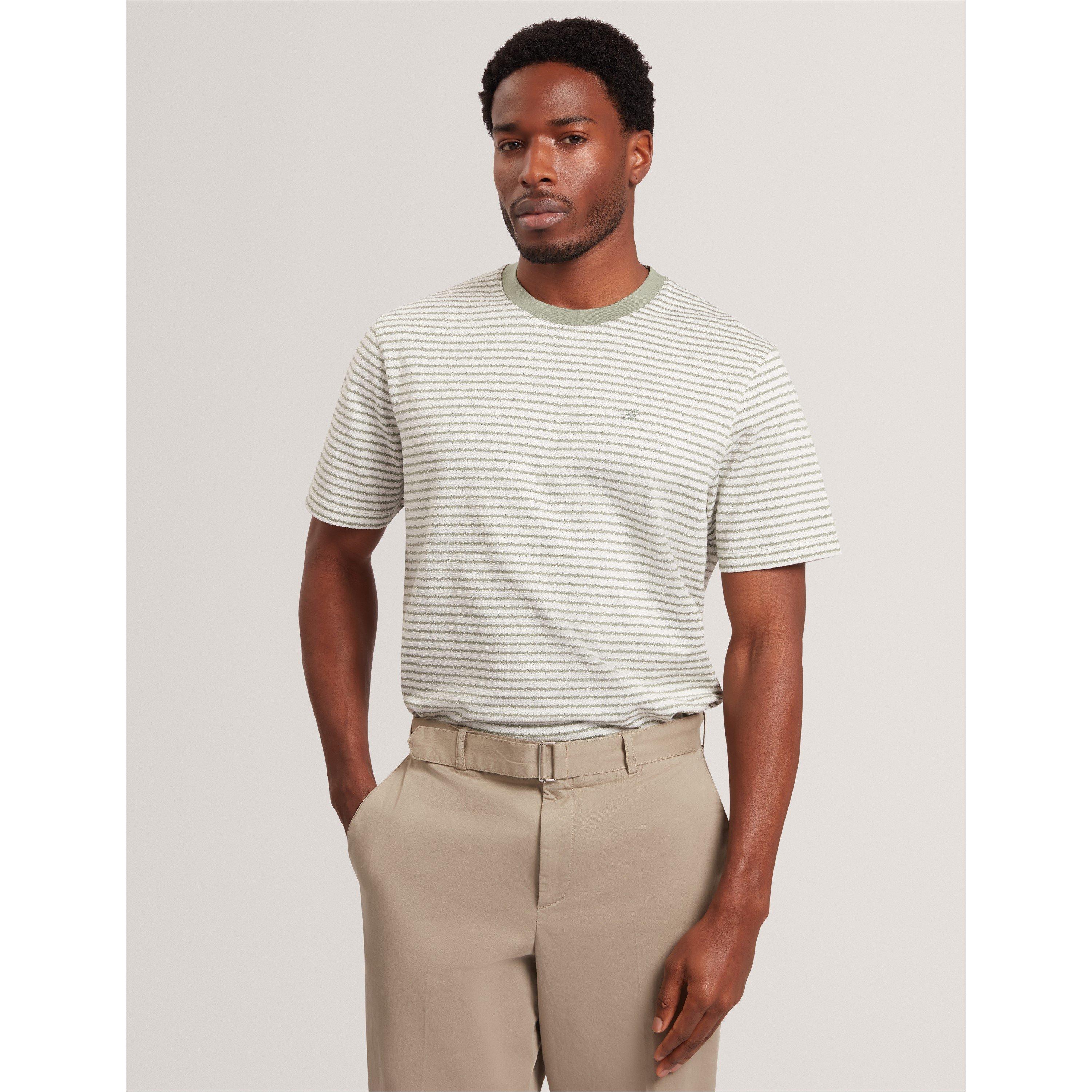 Mid-Green - Ted Baker - Ted SS O/Sz Strp T Sn62 - 2