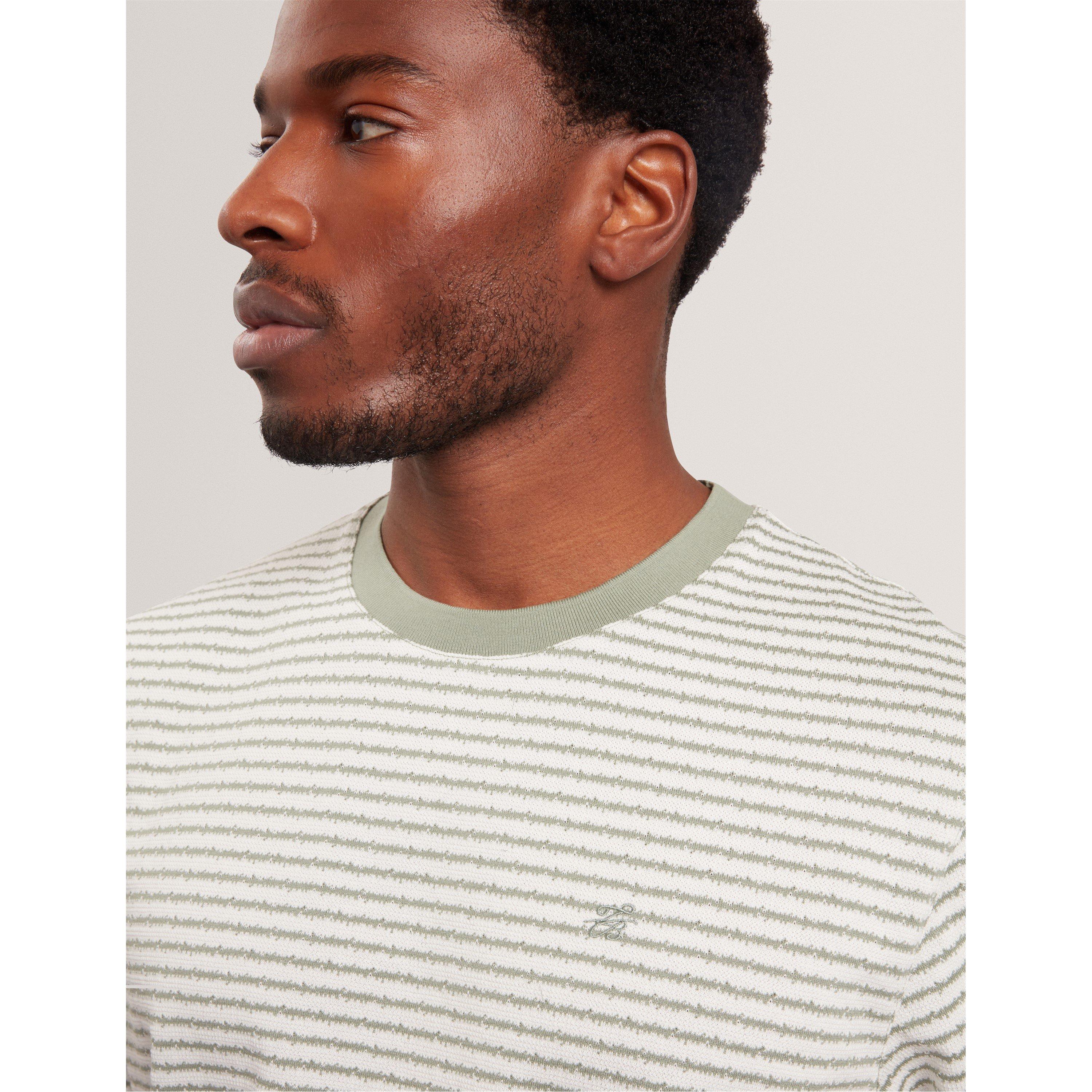 Mid-Green - Ted Baker - Ted SS O/Sz Strp T Sn62 - 4