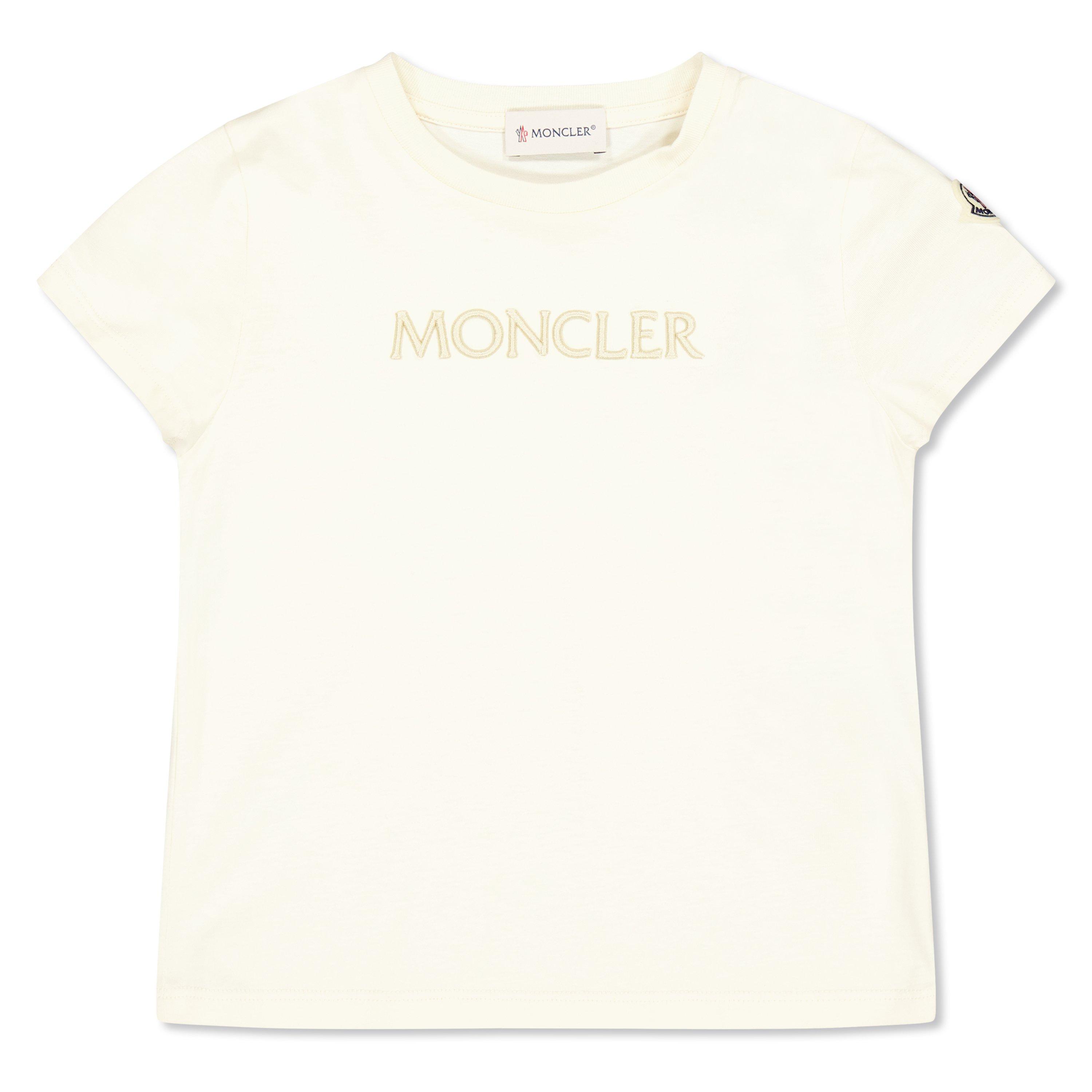 Pink 050 - Moncler - Moncler Logo Tee Jn64 - 1