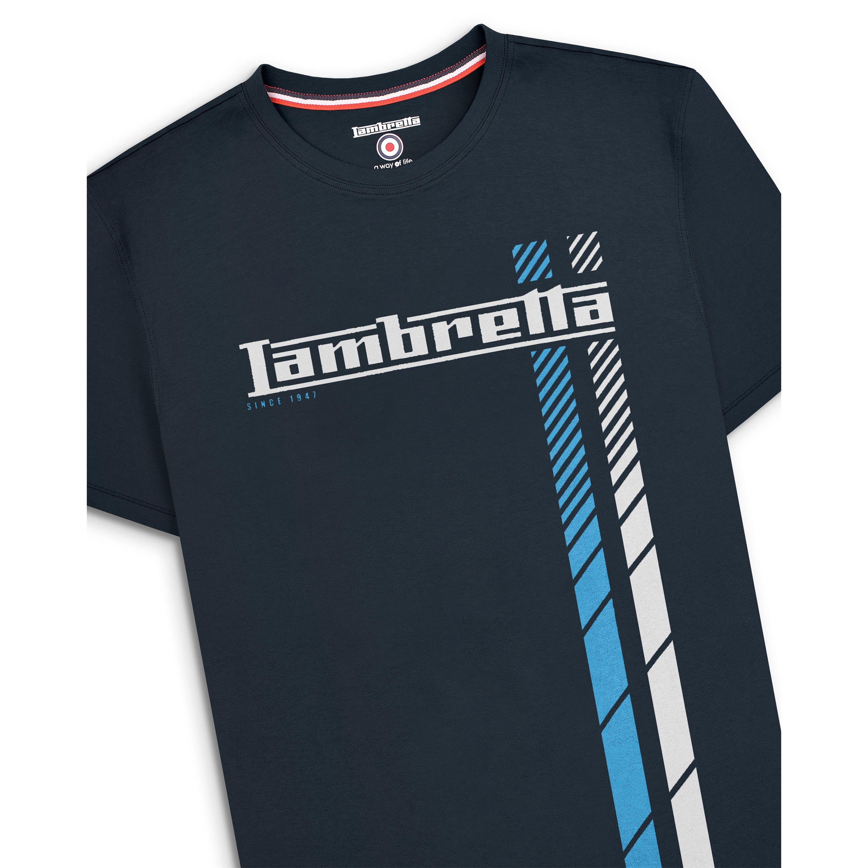 Azul Marinho/Branco/Azul - Lambretta - Racing T Sn62 - 3