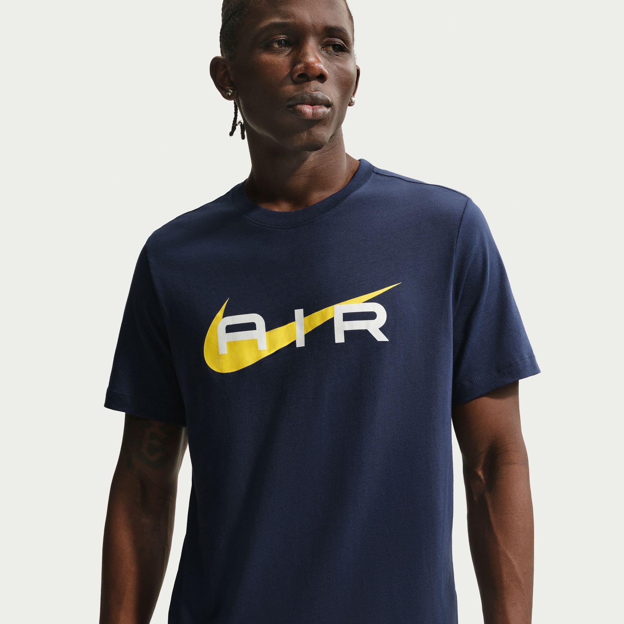 Nike Men's T-Shirt - Navy Air Swoosh - L