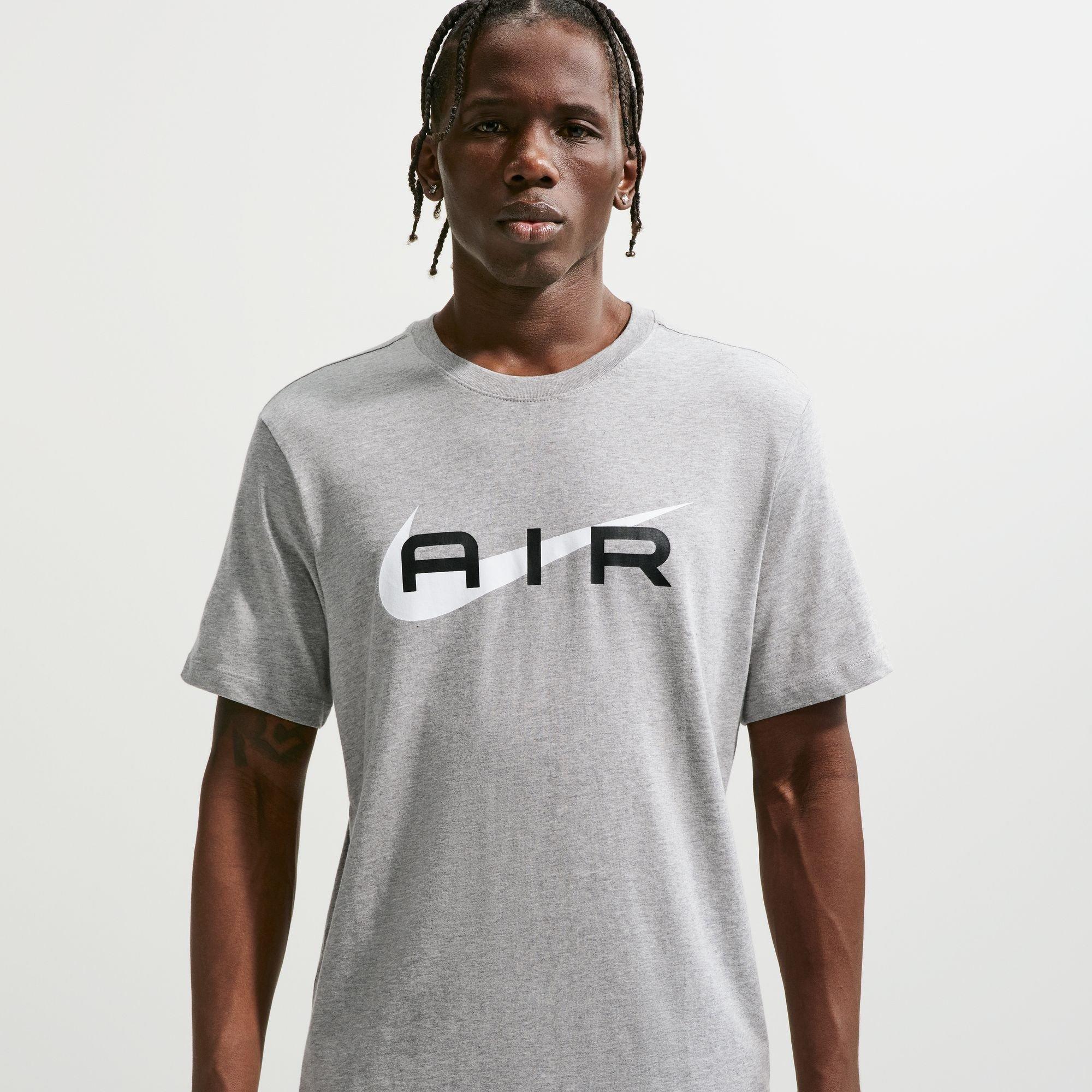 Nike Men's T-Shirt - Grey Air Swoosh - L