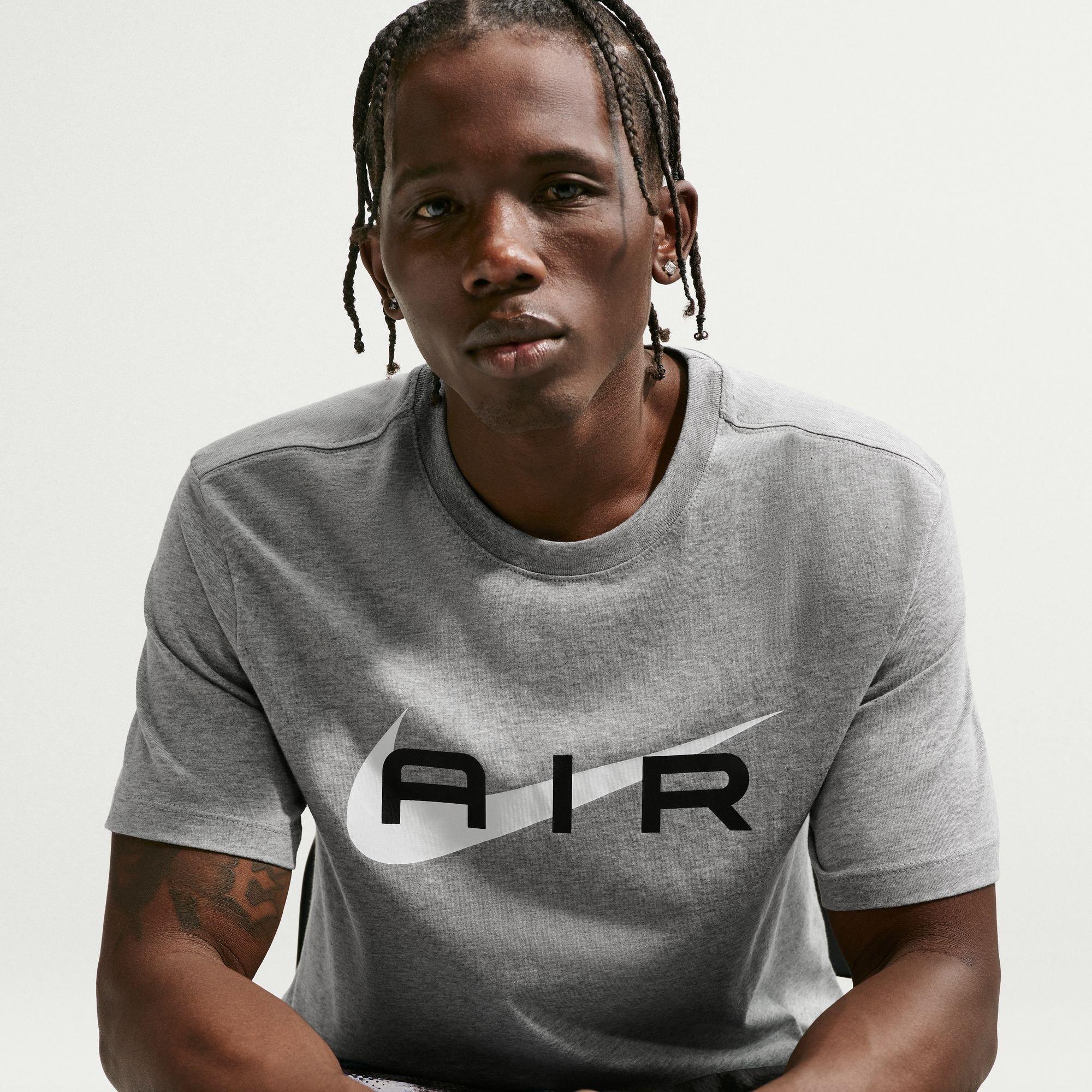 Grey Air Swoosh - Nike - Nike QT T-Shirt Sn63 - 3