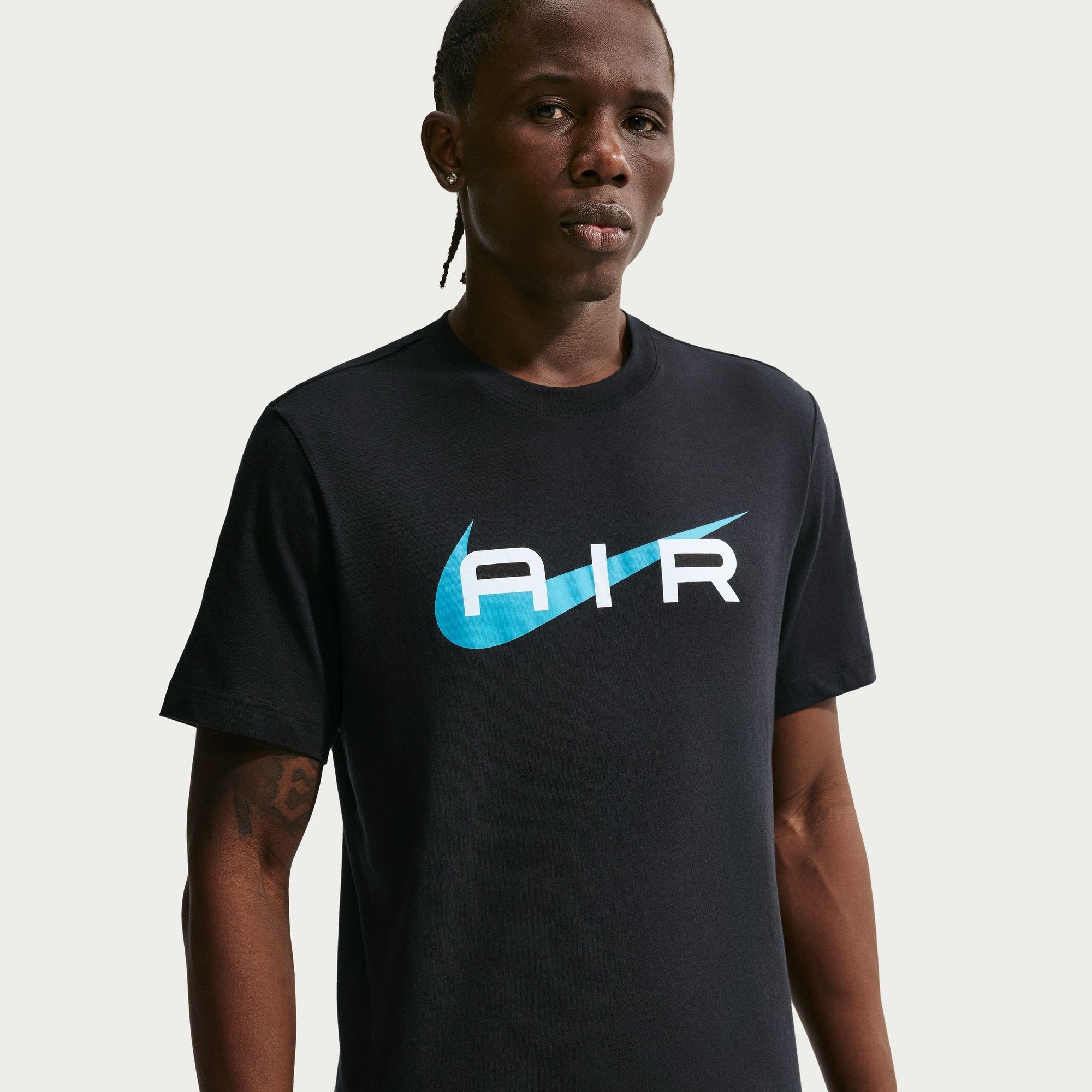 Nike Men's T-Shirt - Blk Air Swoosh - L
