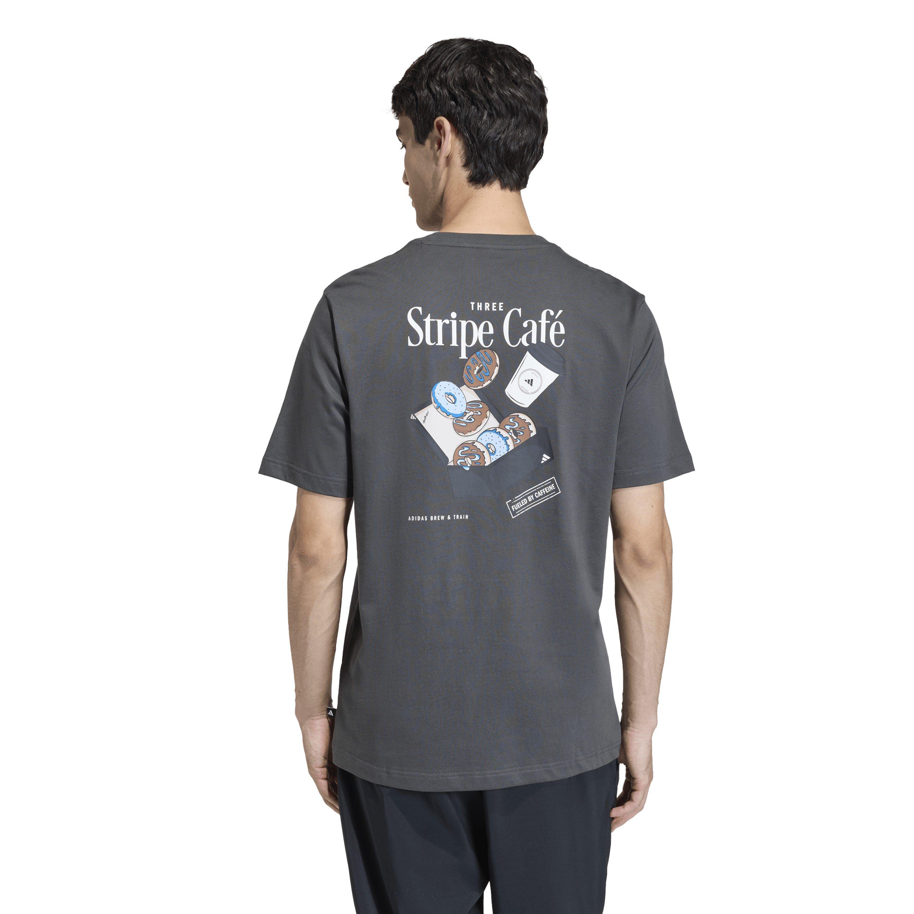 Grey Six - adidas - Coffee Cafe Donut Box Graphic T-Shirt - 3