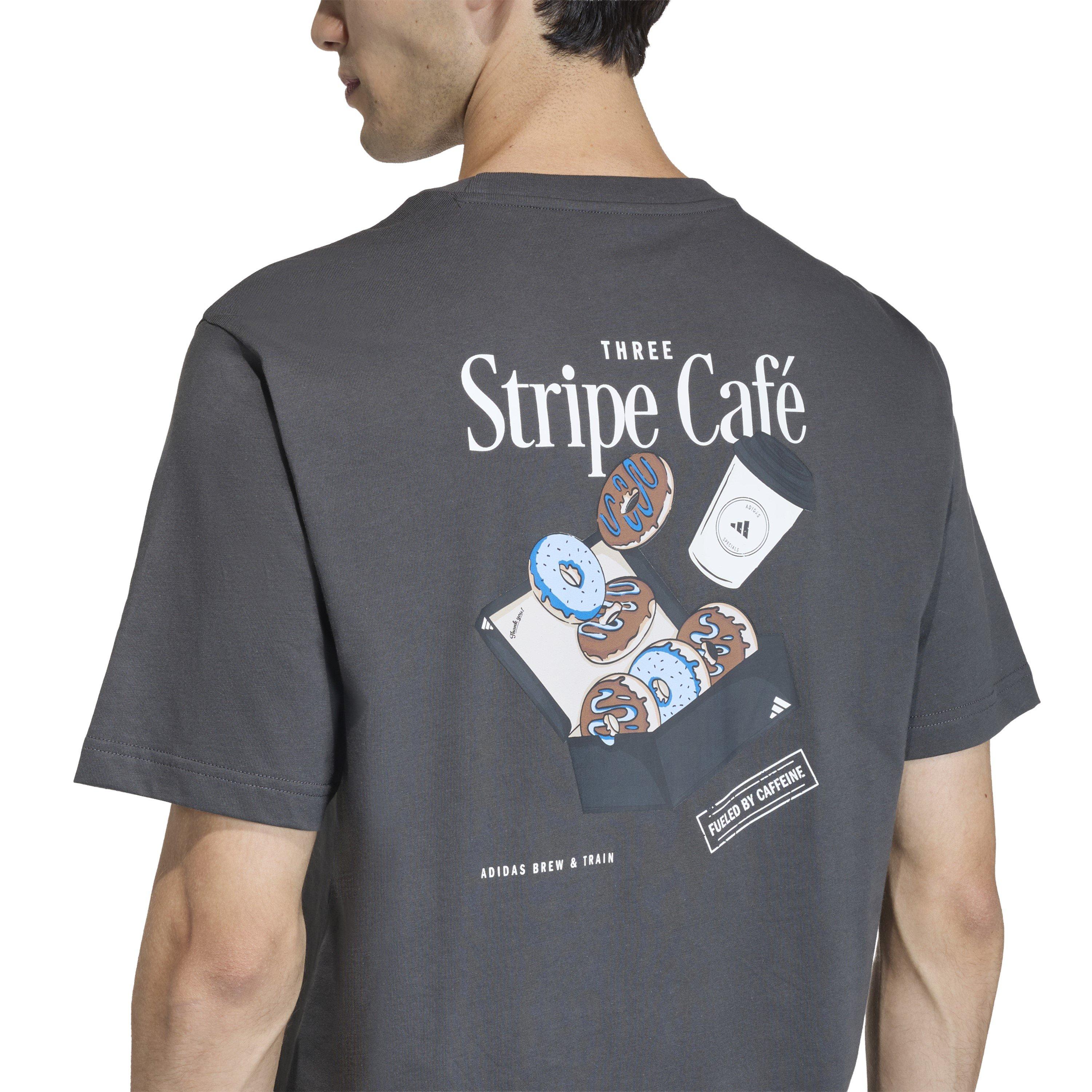 Grey Six - adidas - Coffee Cafe Donut Box Graphic T-Shirt - 5