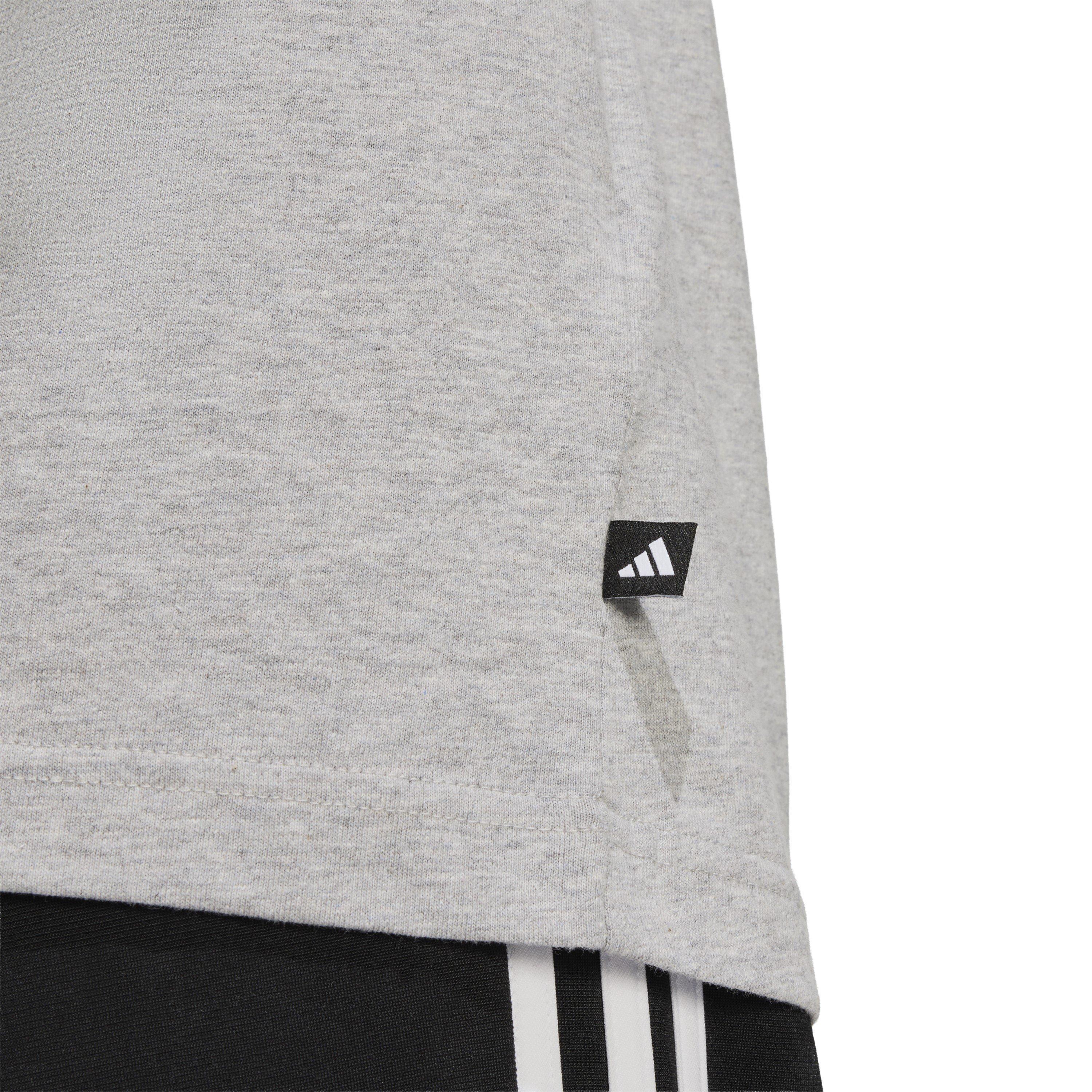 M.Grey Heather - adidas - Cookie Tee Sn10 - 5