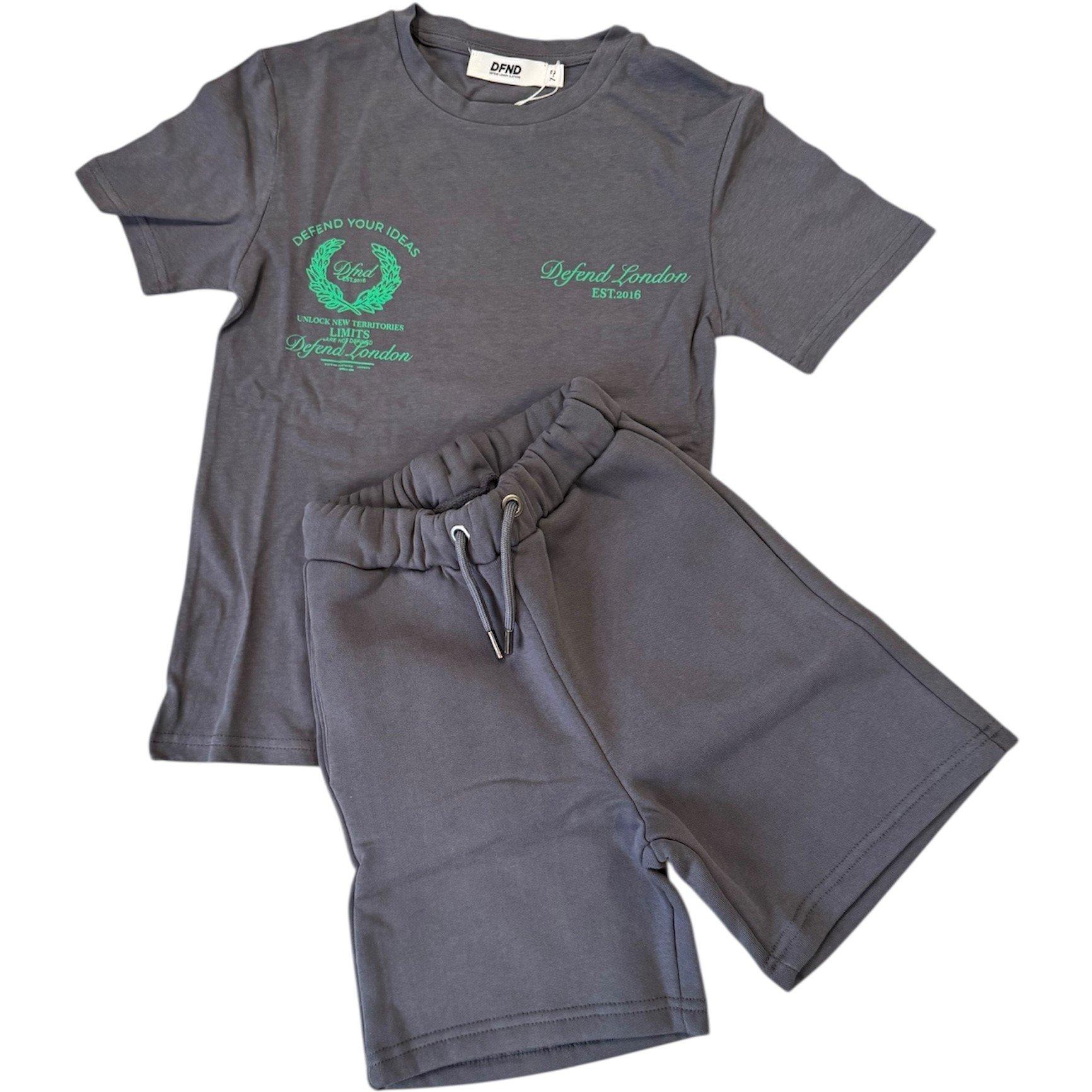 Grau - DFND London - Kids' T-Shirt - 2