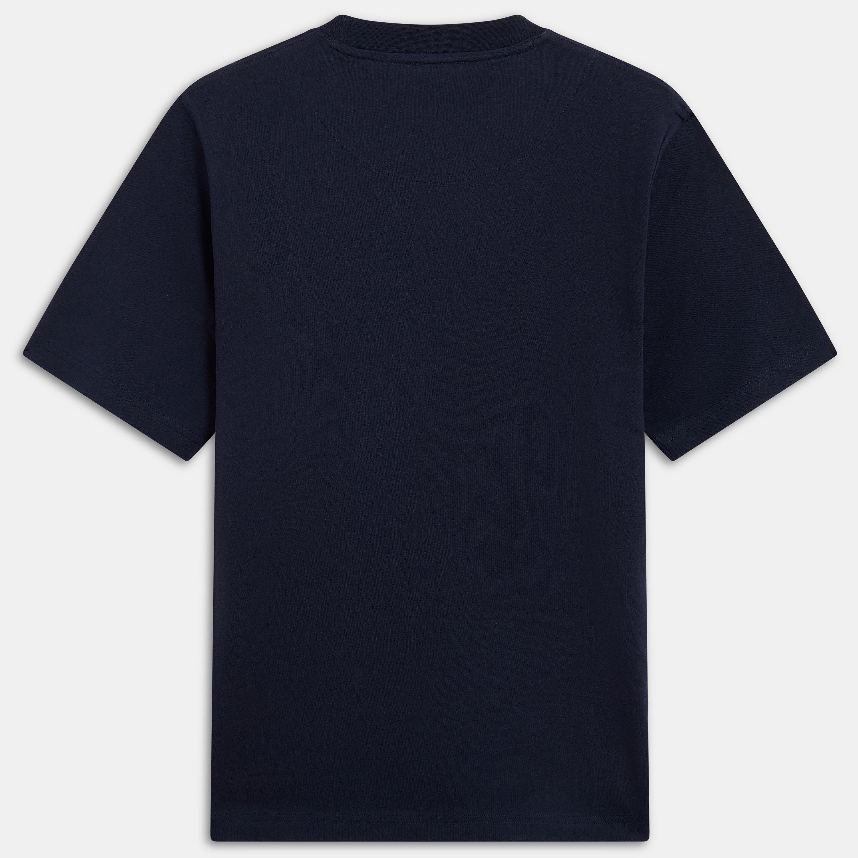 Navy - Ted Baker - Ted Baker SS Box Logo Tee - 2