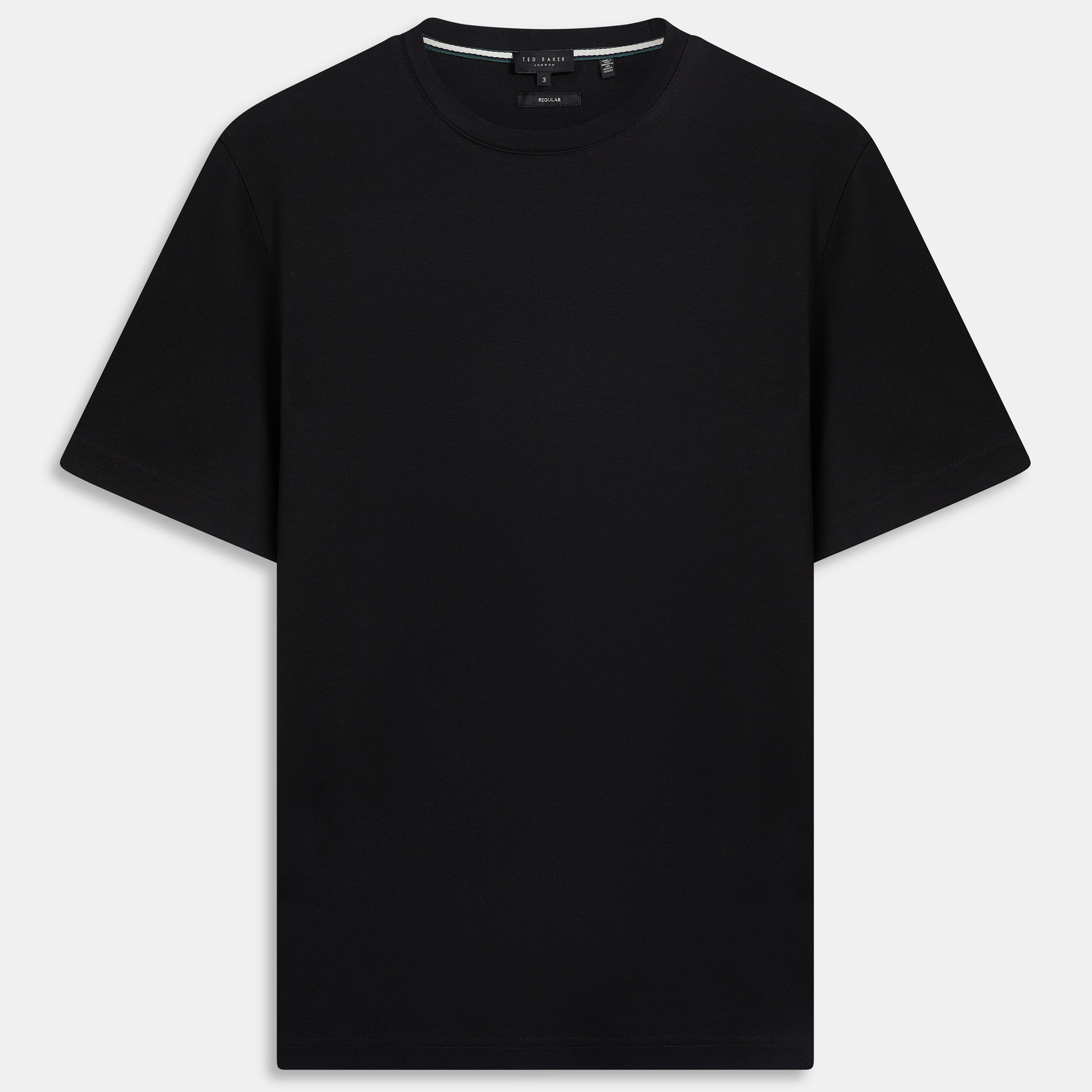 Noir - Ted Baker - Ted Baker SS Slim Soft Touch Tee - 1