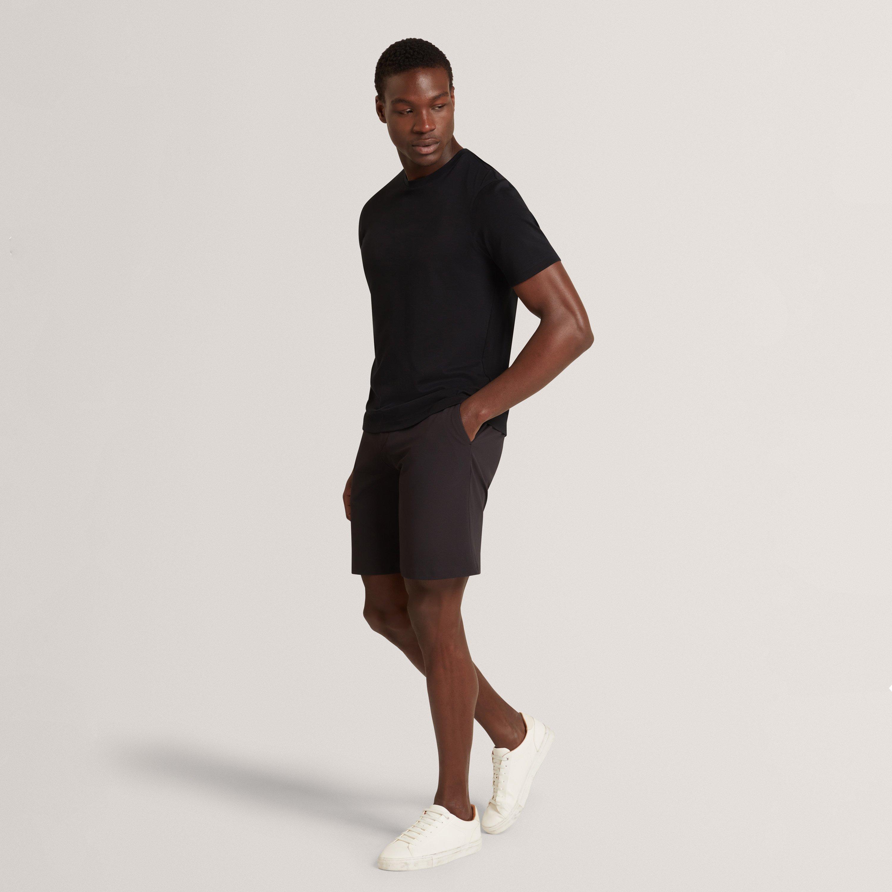 Noir - Ted Baker - Ted Baker SS Slim Soft Touch Tee - 6