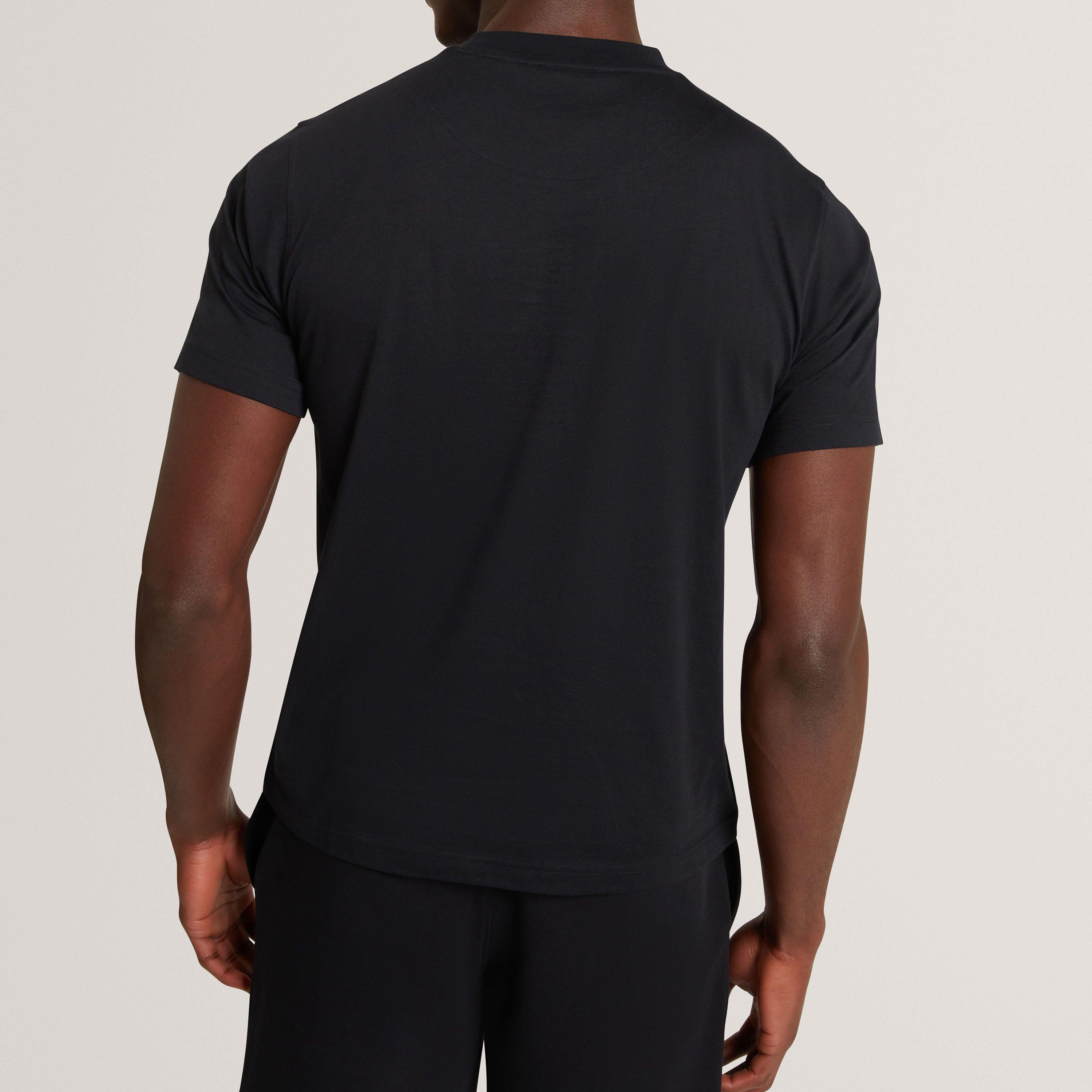 Black - Ted Baker - Ted Baker SS Box Graphic Logo Tee - 4