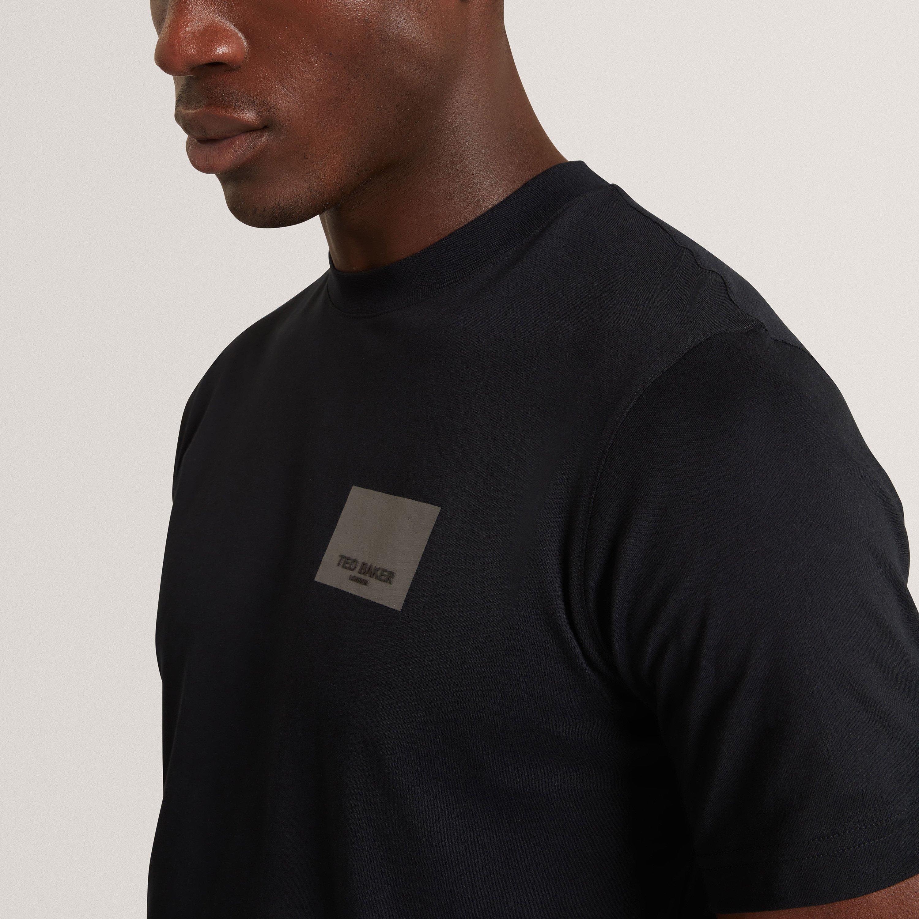 Black - Ted Baker - Ted Baker SS Box Graphic Logo Tee - 5