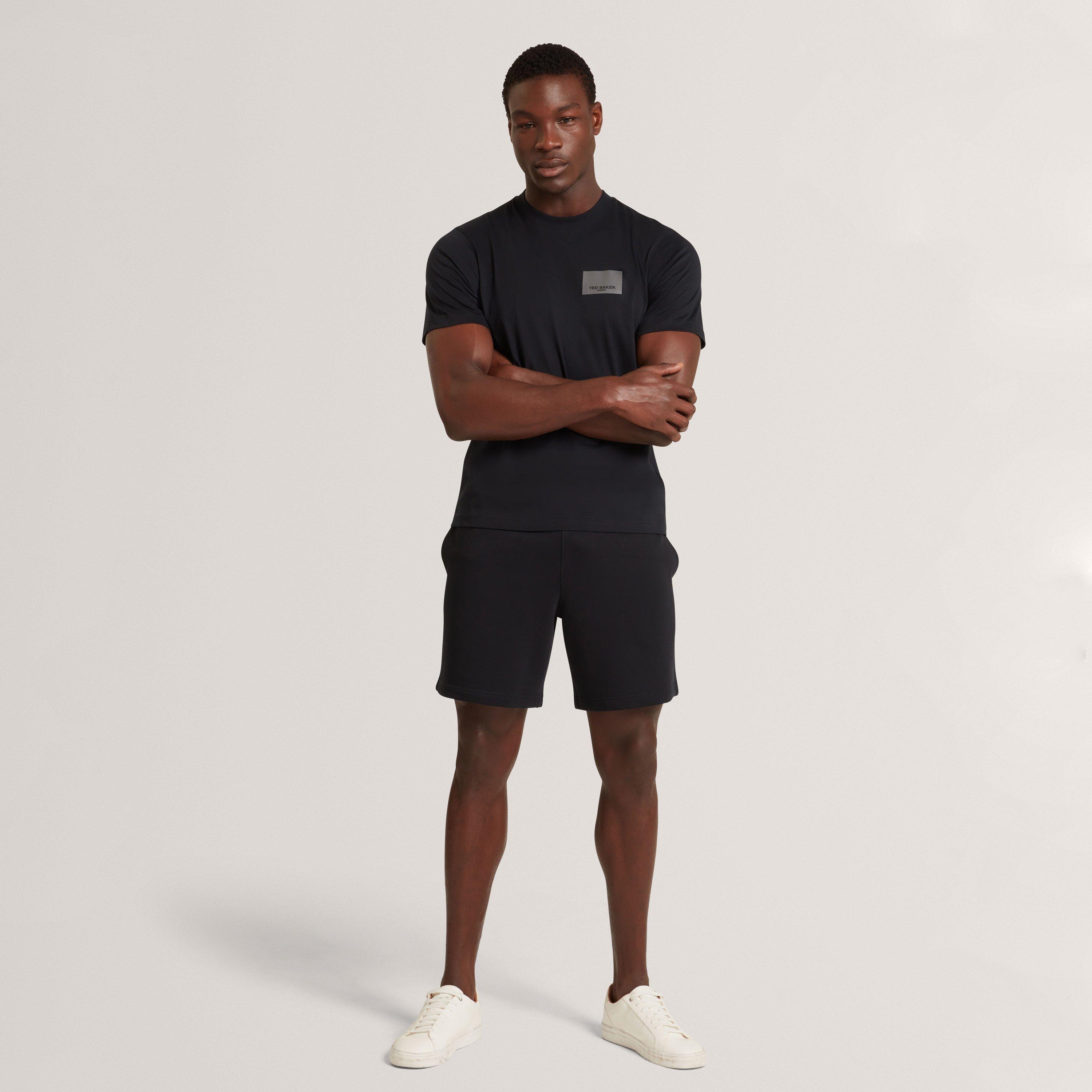 Black - Ted Baker - Ted Baker SS Box Graphic Logo Tee - 6