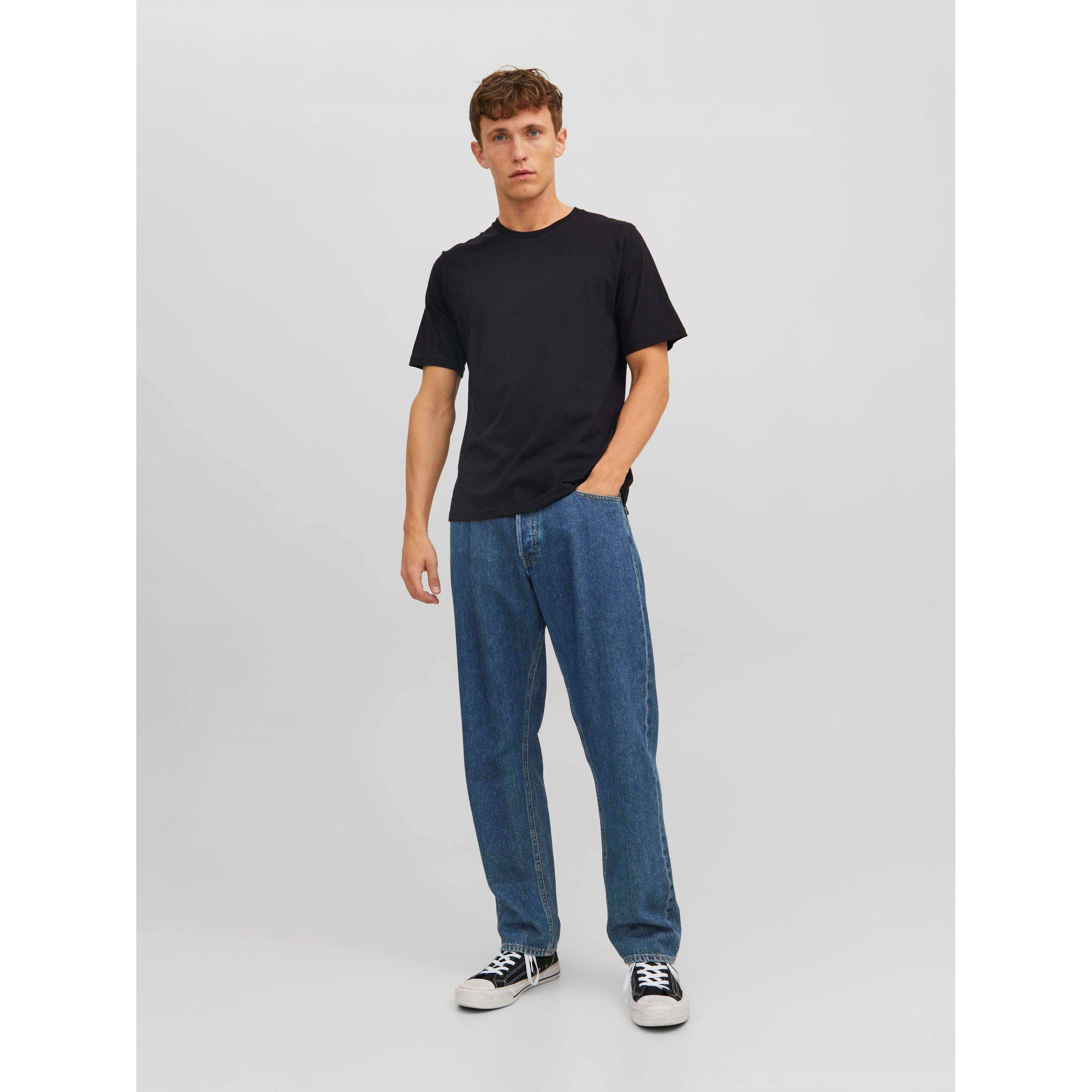 Nero - Jack and Jones - 3-pack Under Crew T-Shirt Mens - 7