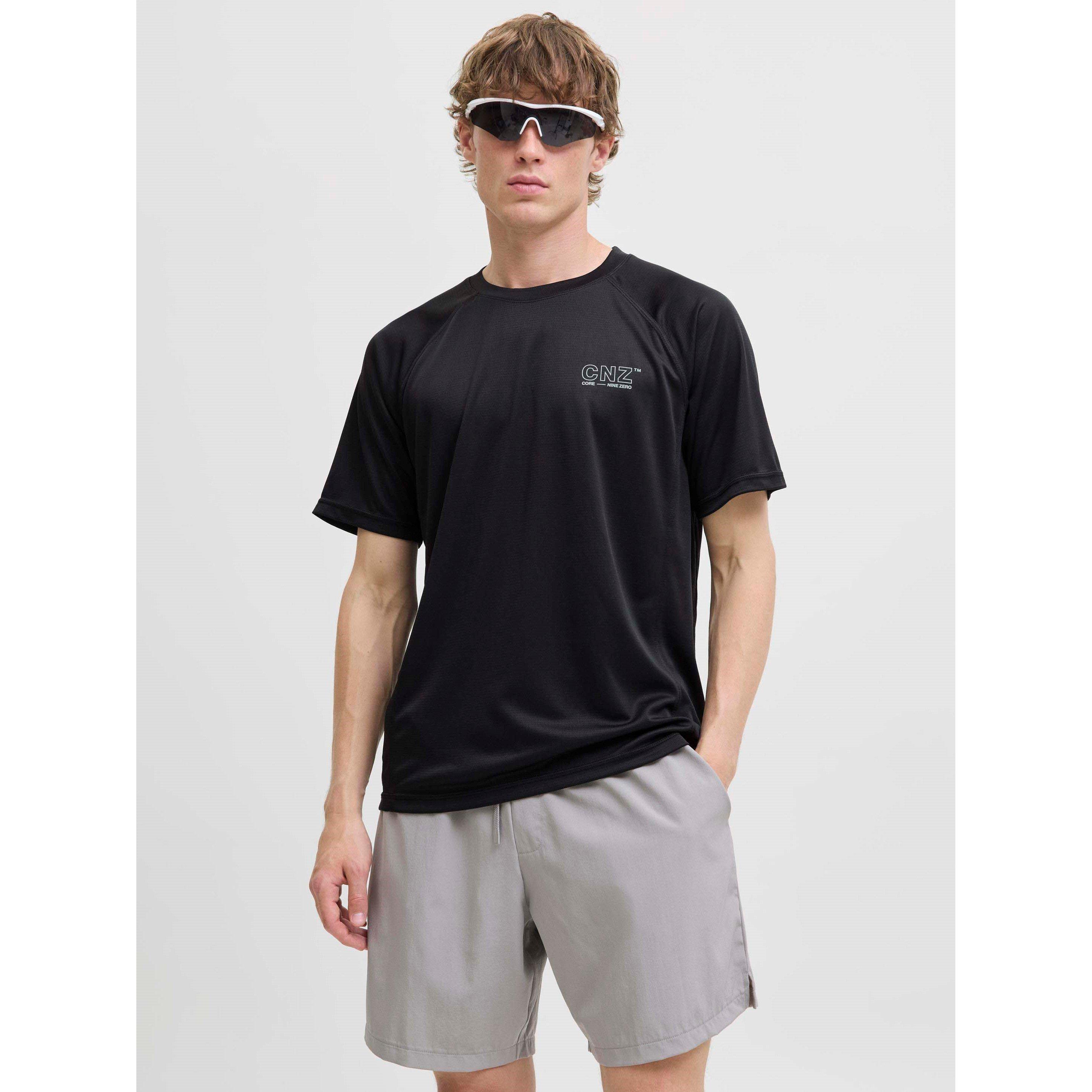 Black - Jack and Jones - CNZ Active T-Shirt Mens - 3