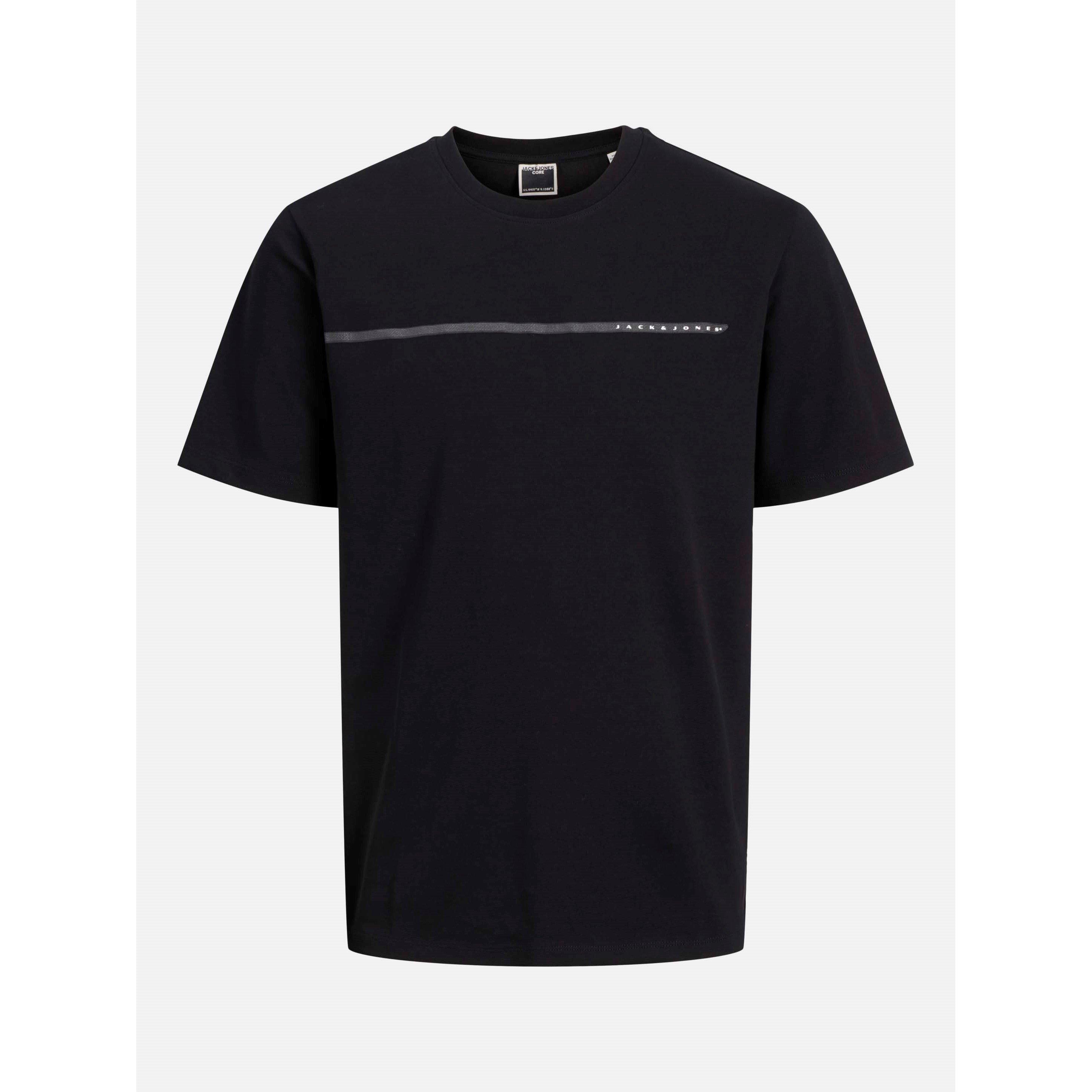 Black - Jack and Jones - Fusion Branding T-Shirt Mens - 1