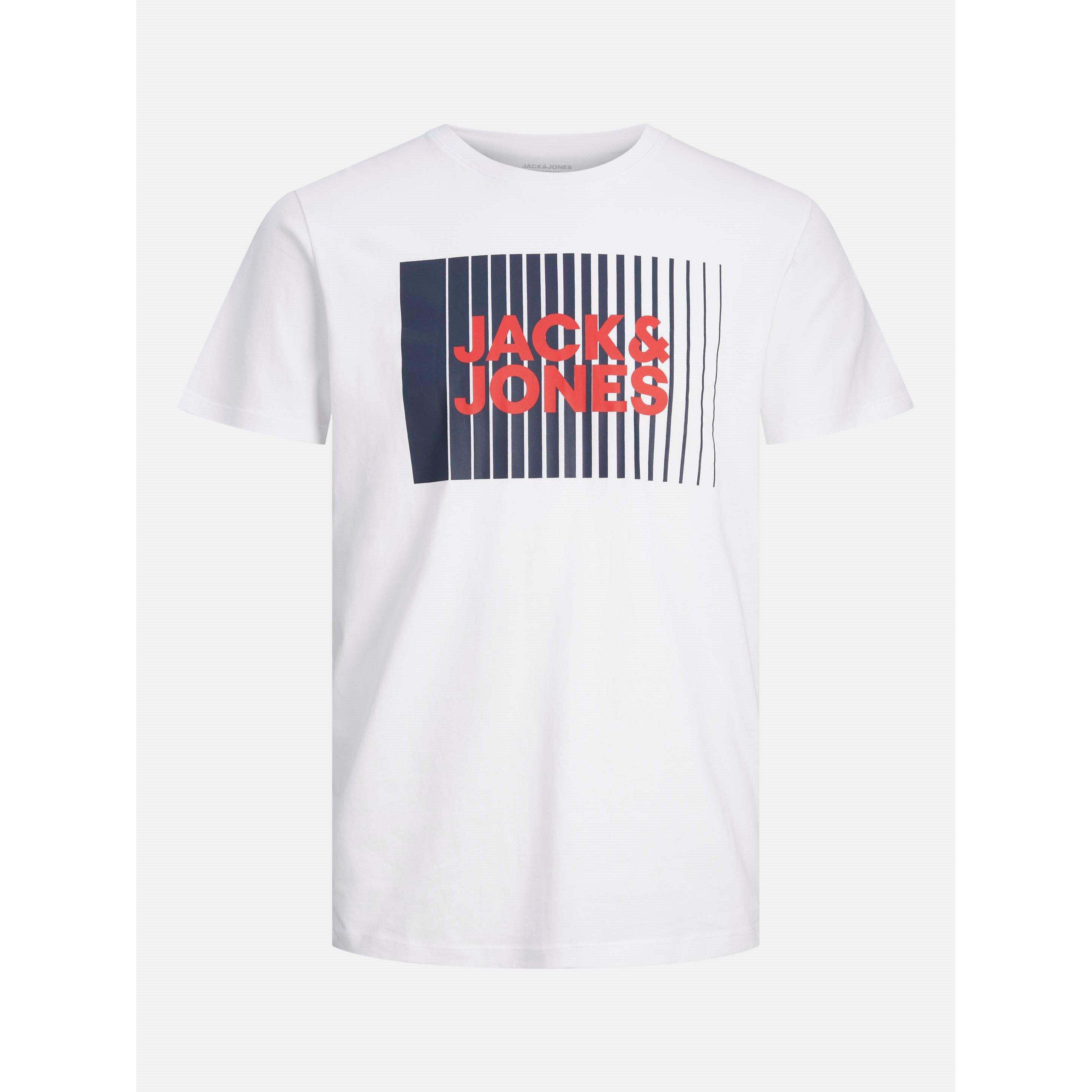 Jack And Jones Men's Corp Logo T-Shirt - White - S