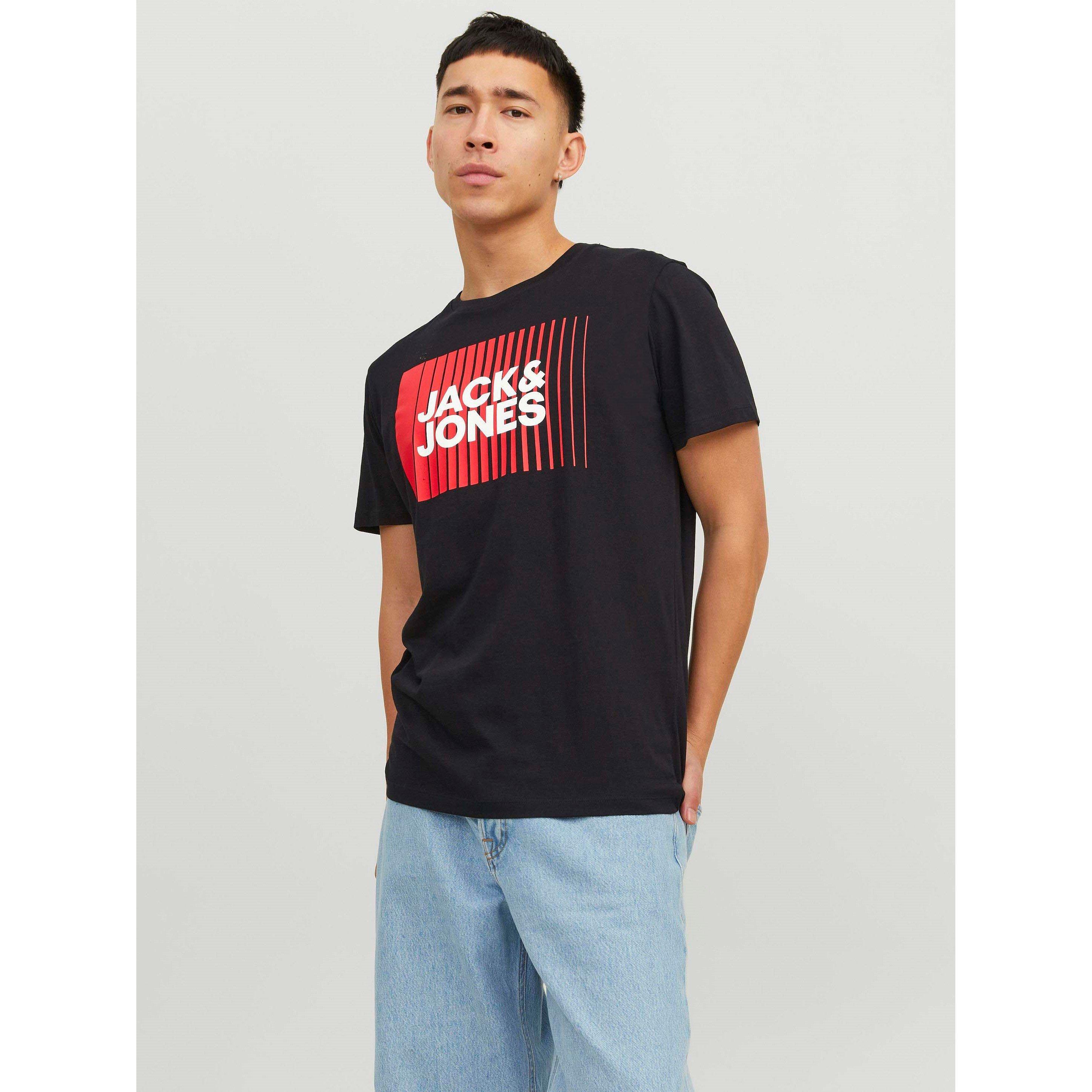 Black - Jack and Jones - Corp Logo T-Shirt Mens - 2