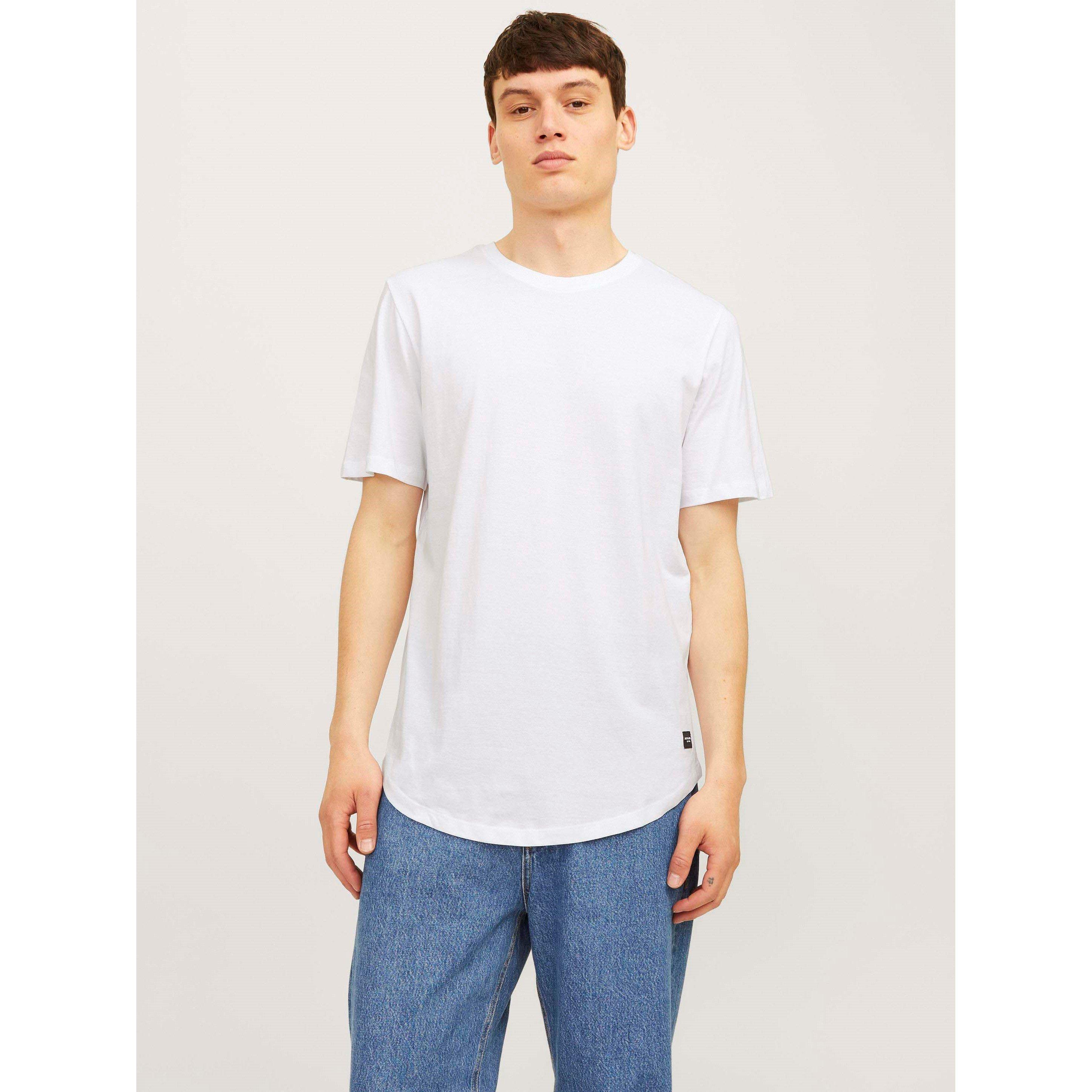 Wht/Blk/Nvy/Fst - Jack and Jones - Noa 5 Pack T-Shirt Mens - 5