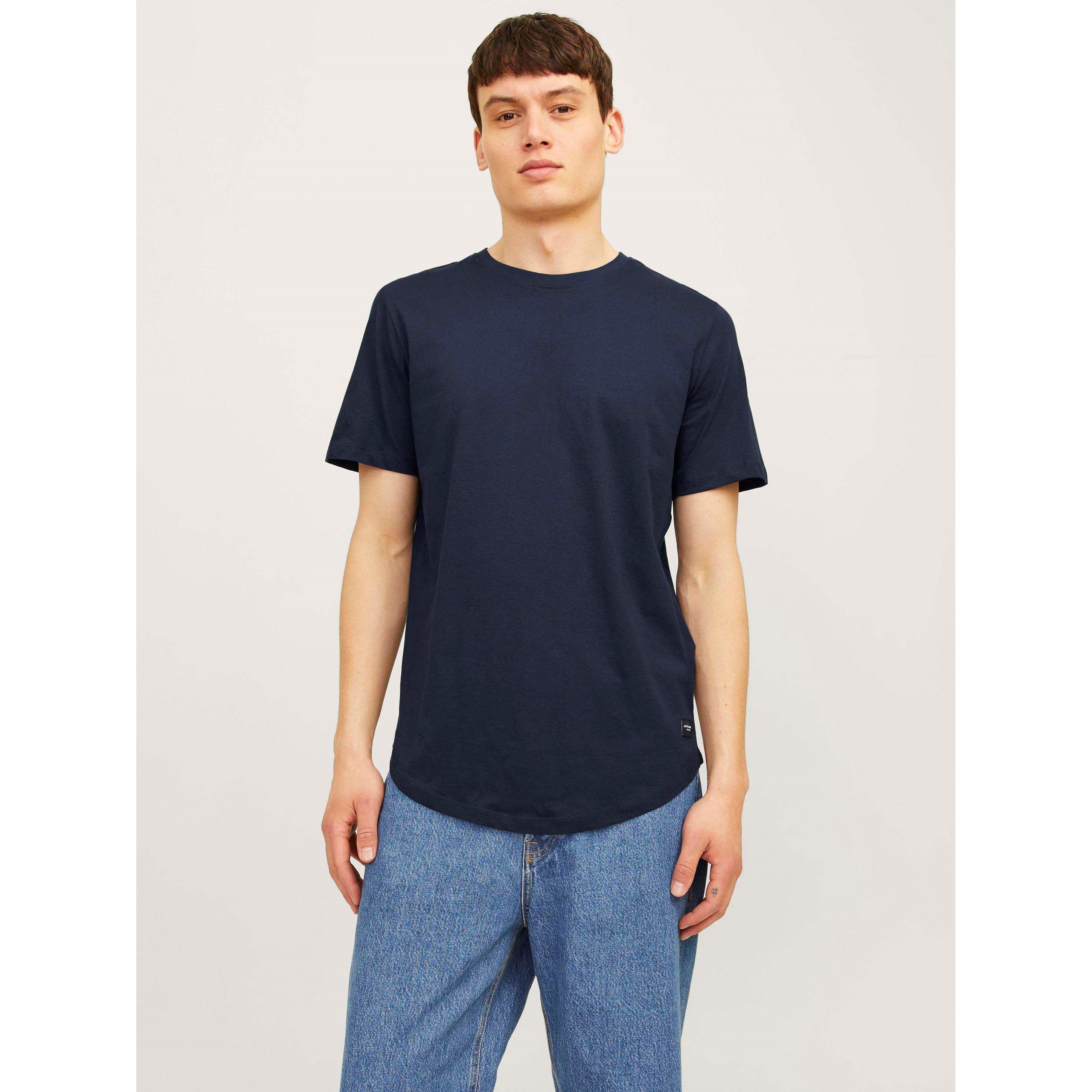 Wht/Blk/Nvy/Fst - Jack and Jones - Noa 5 Pack T-Shirt Mens - 6