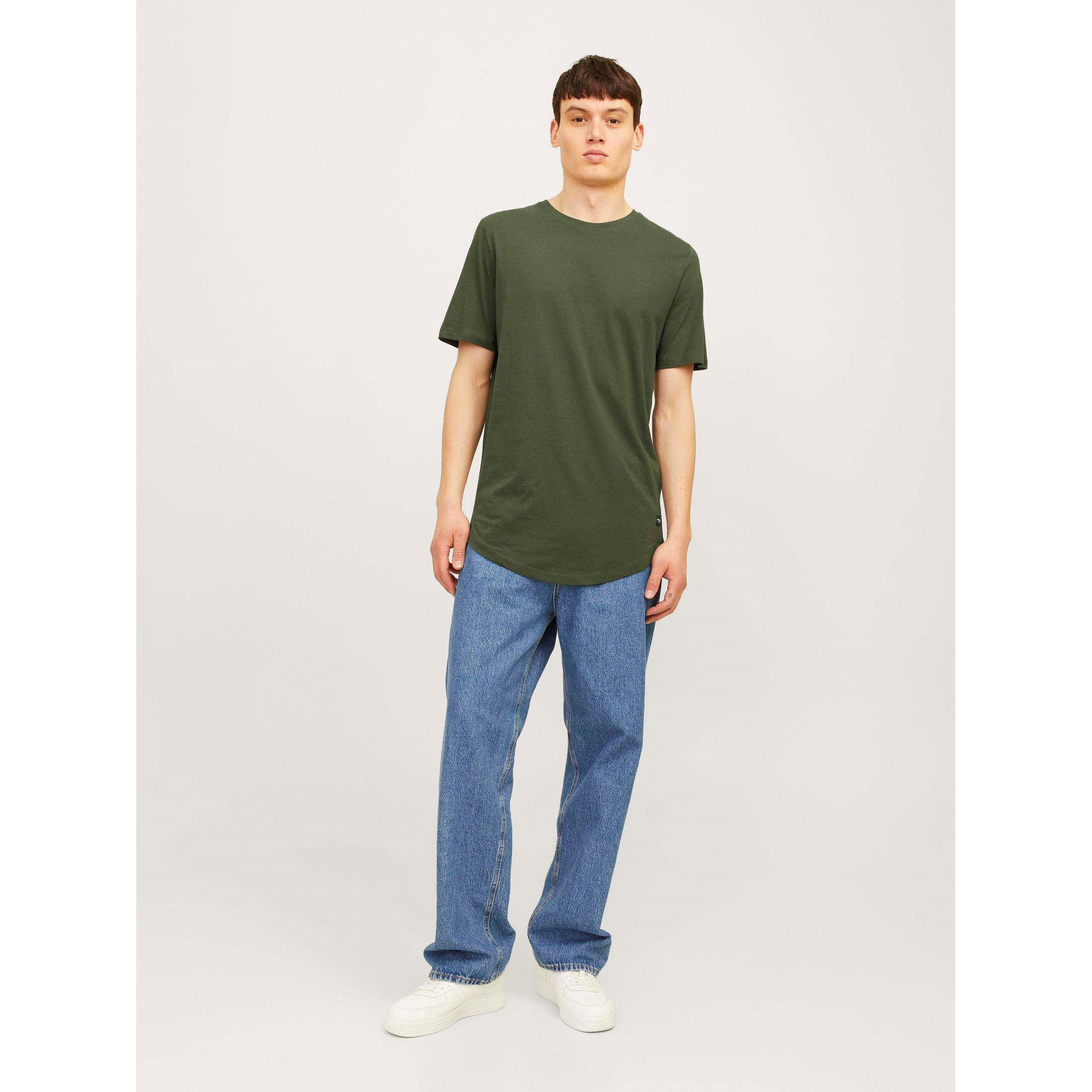 Wht/Blk/Nvy/Fst - Jack and Jones - Noa 5 Pack T-Shirt Mens - 7