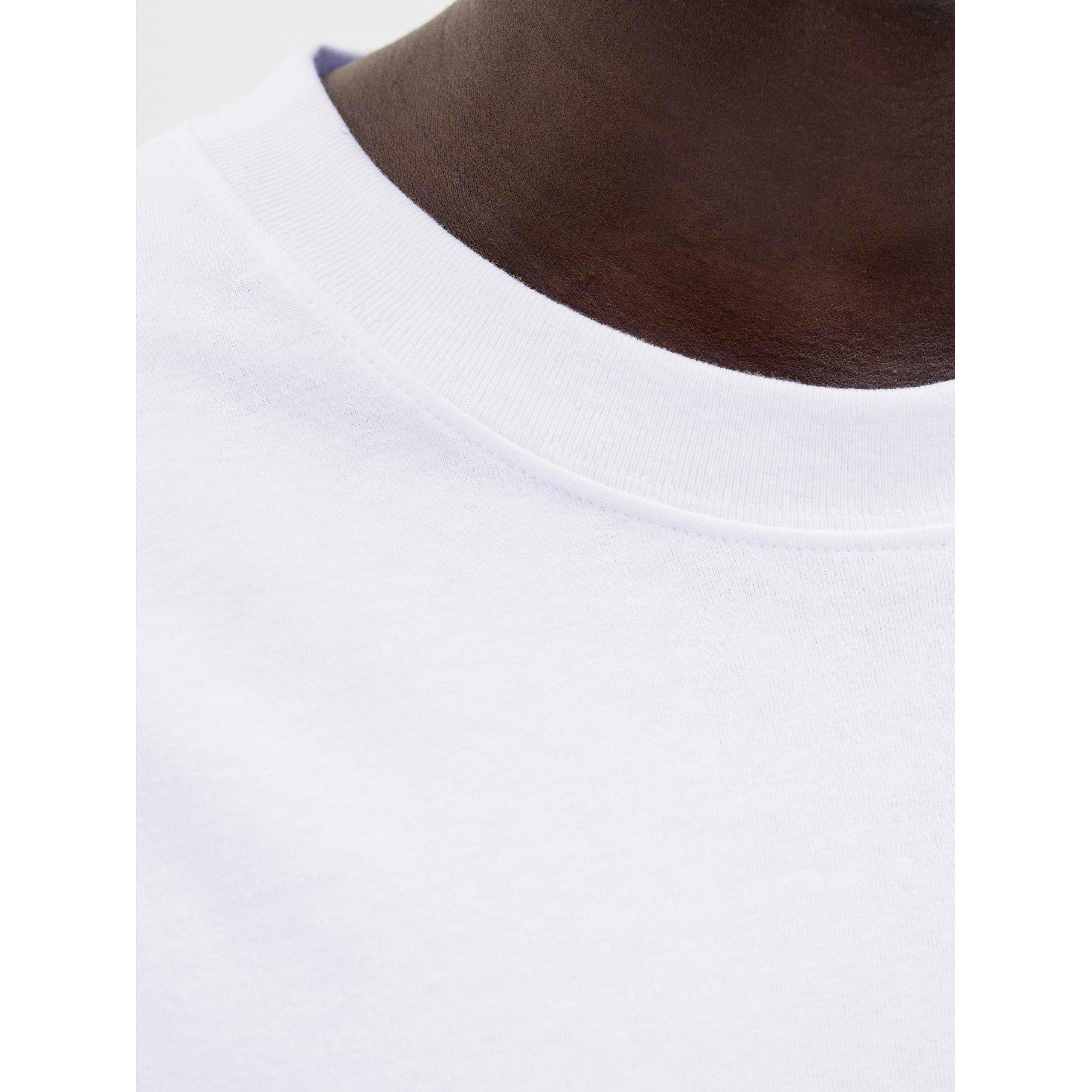 Bright White - Jack and Jones - Norrebro T-Shirt Mens - 5