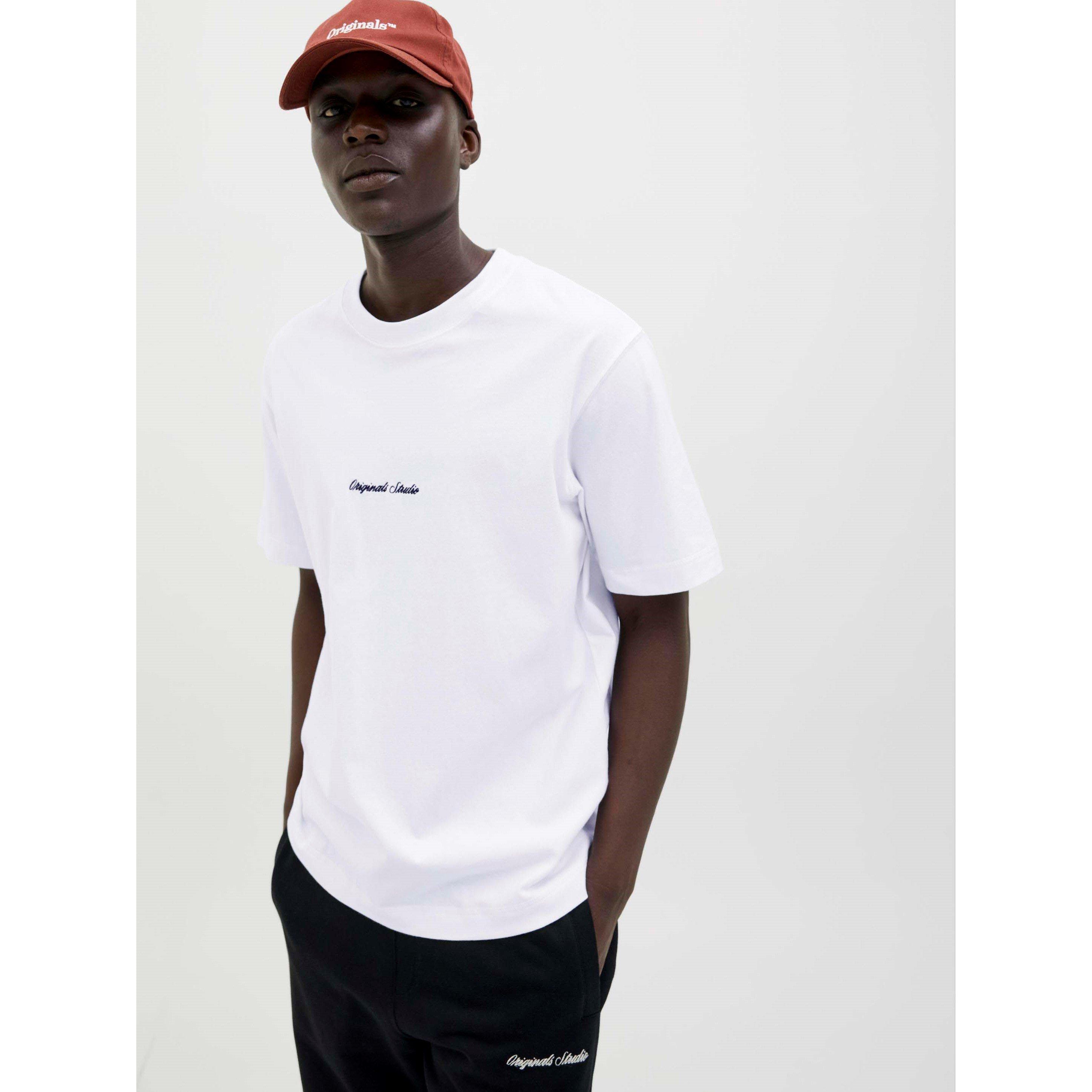 Bright White - Jack and Jones - Norrebro T-Shirt Mens - 6