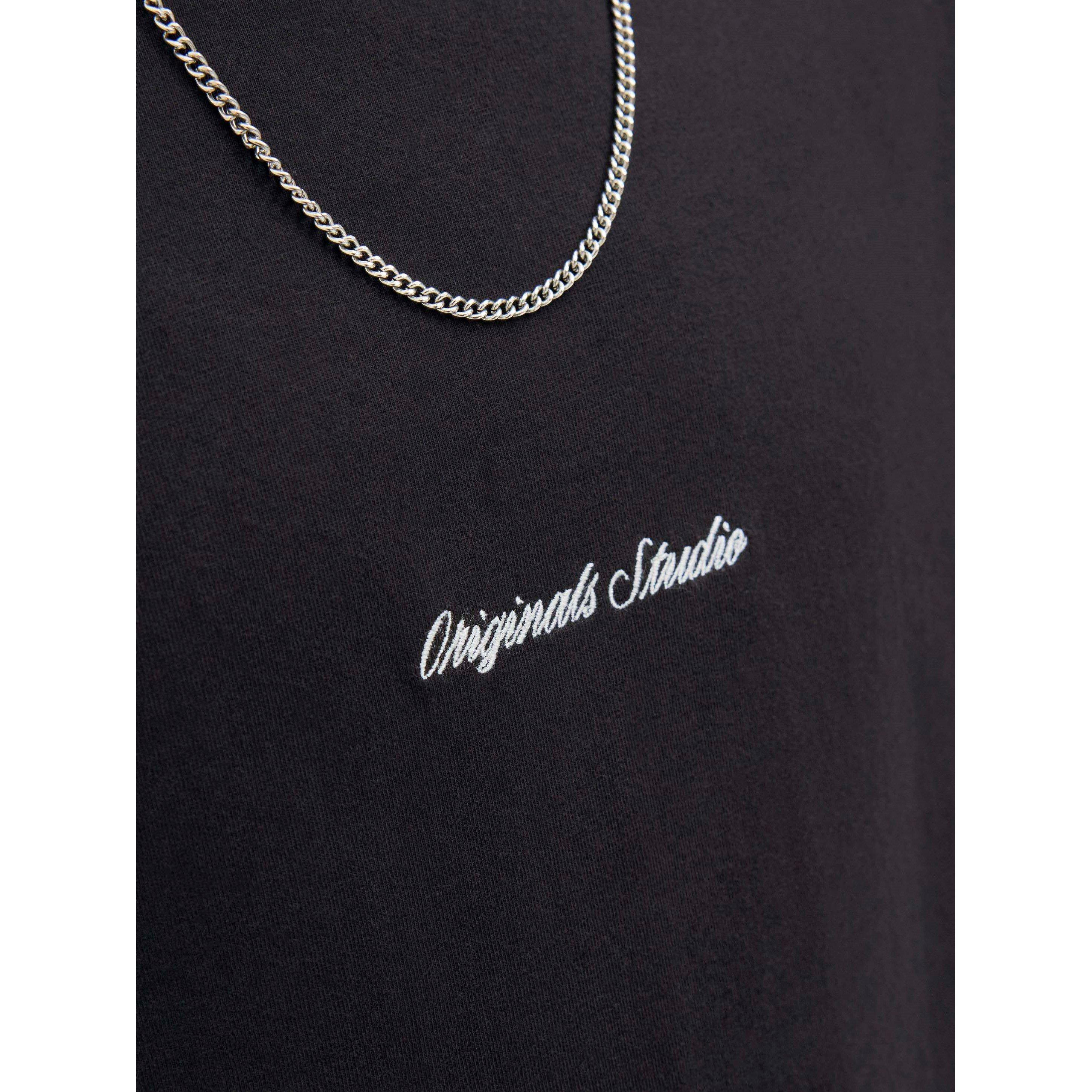 Black - Jack and Jones - Norrebro T-Shirt Mens - 4