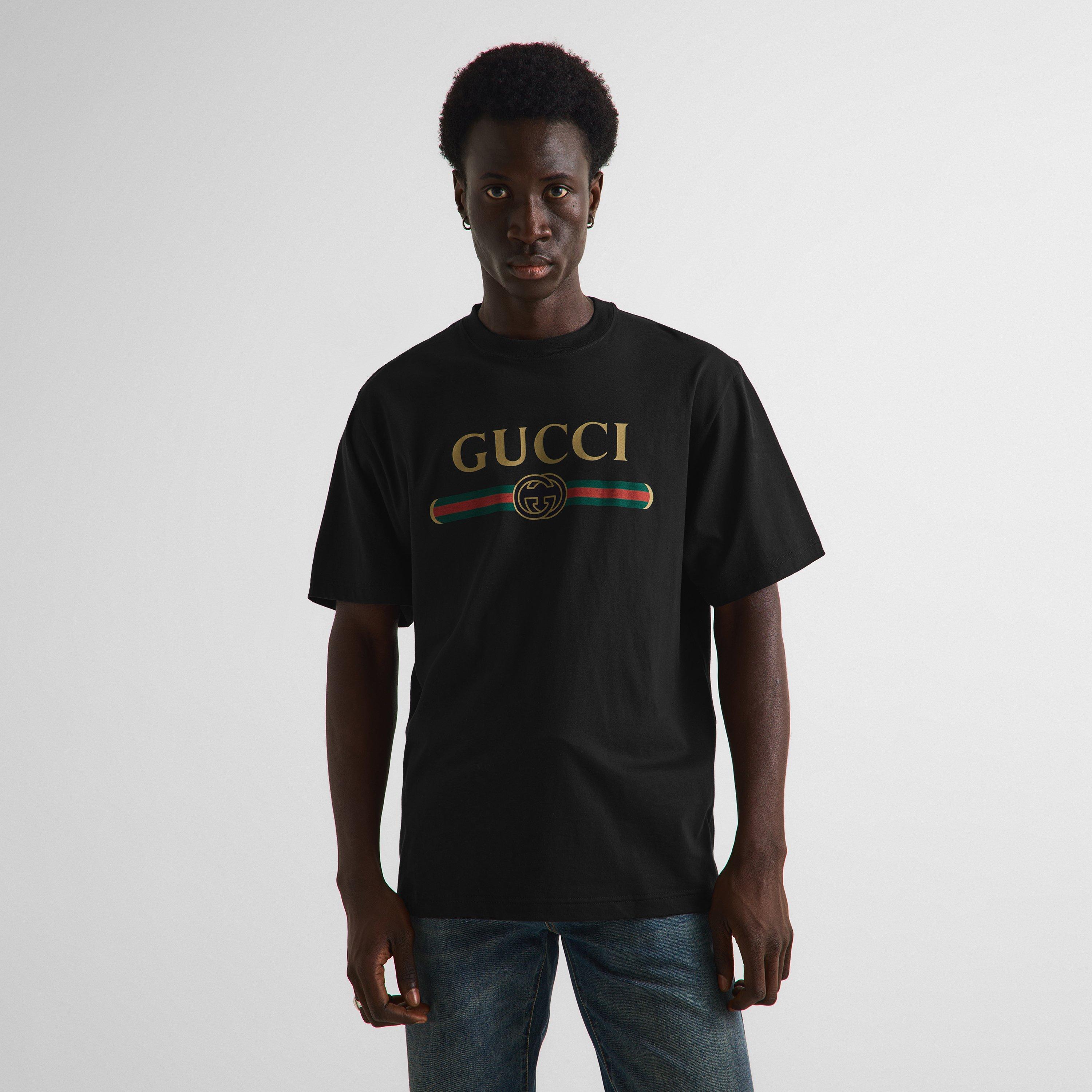 Black - Gucci - Men's T-Shirt - 3