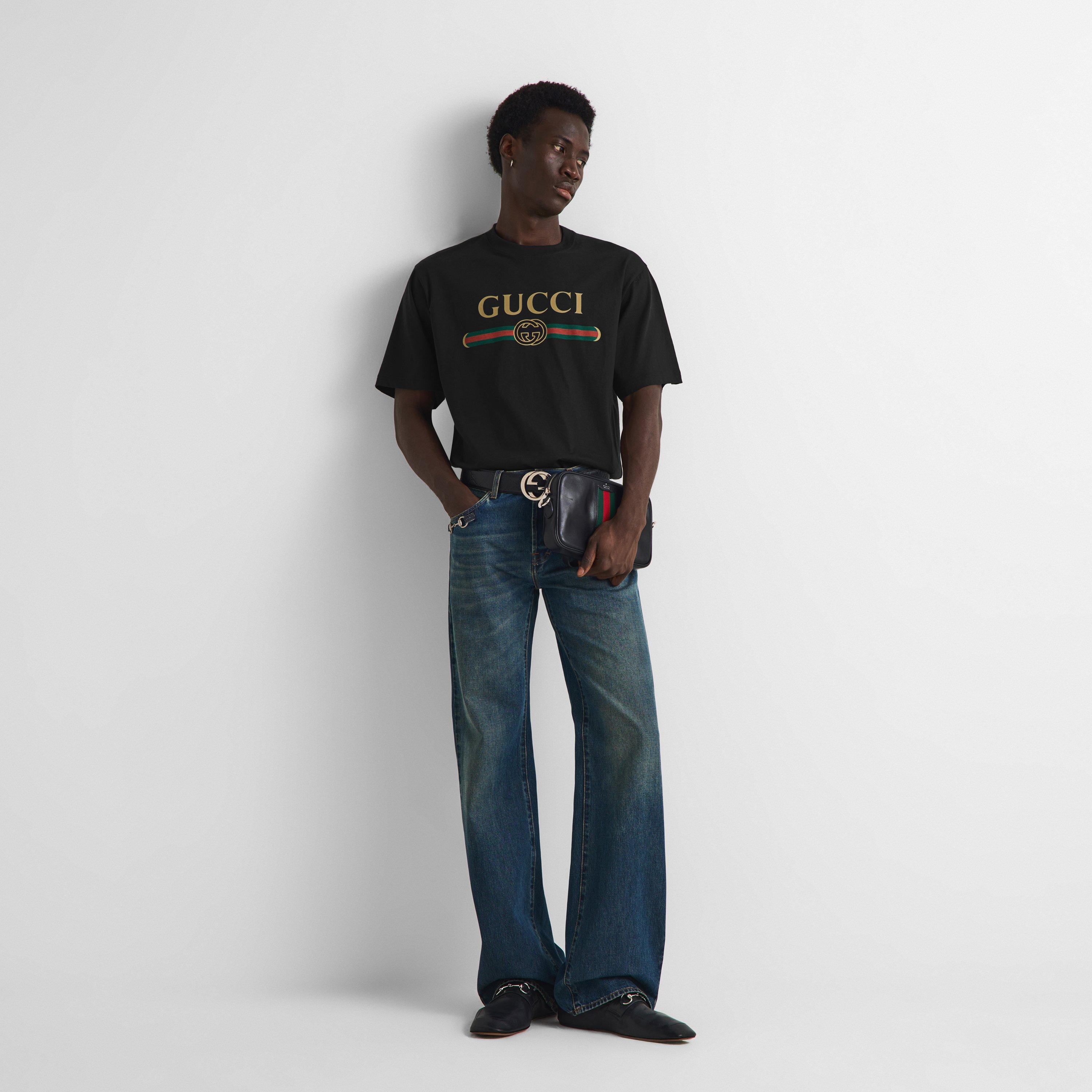 Black - Gucci - Men's T-Shirt - 6