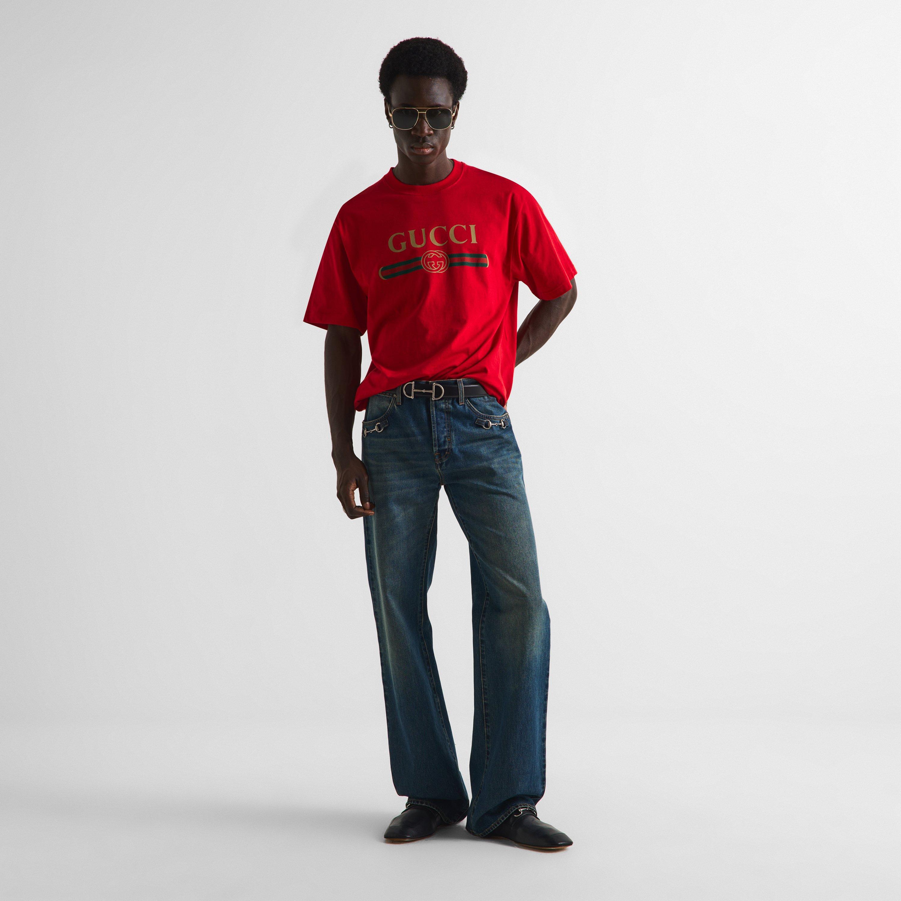 Red - Gucci - Men's T-Shirt - 6
