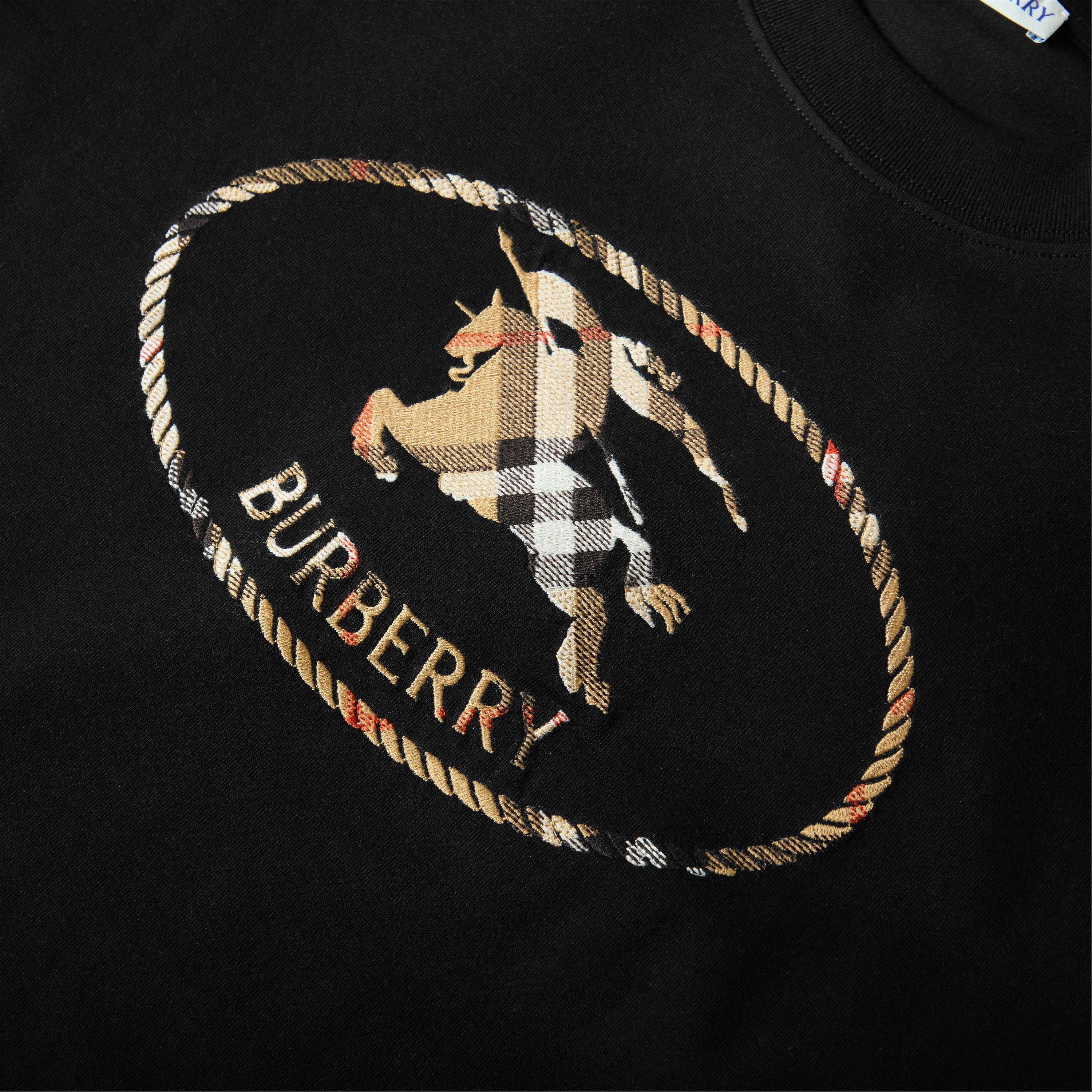 Black - Burberry - Men's T-Shirt - 3