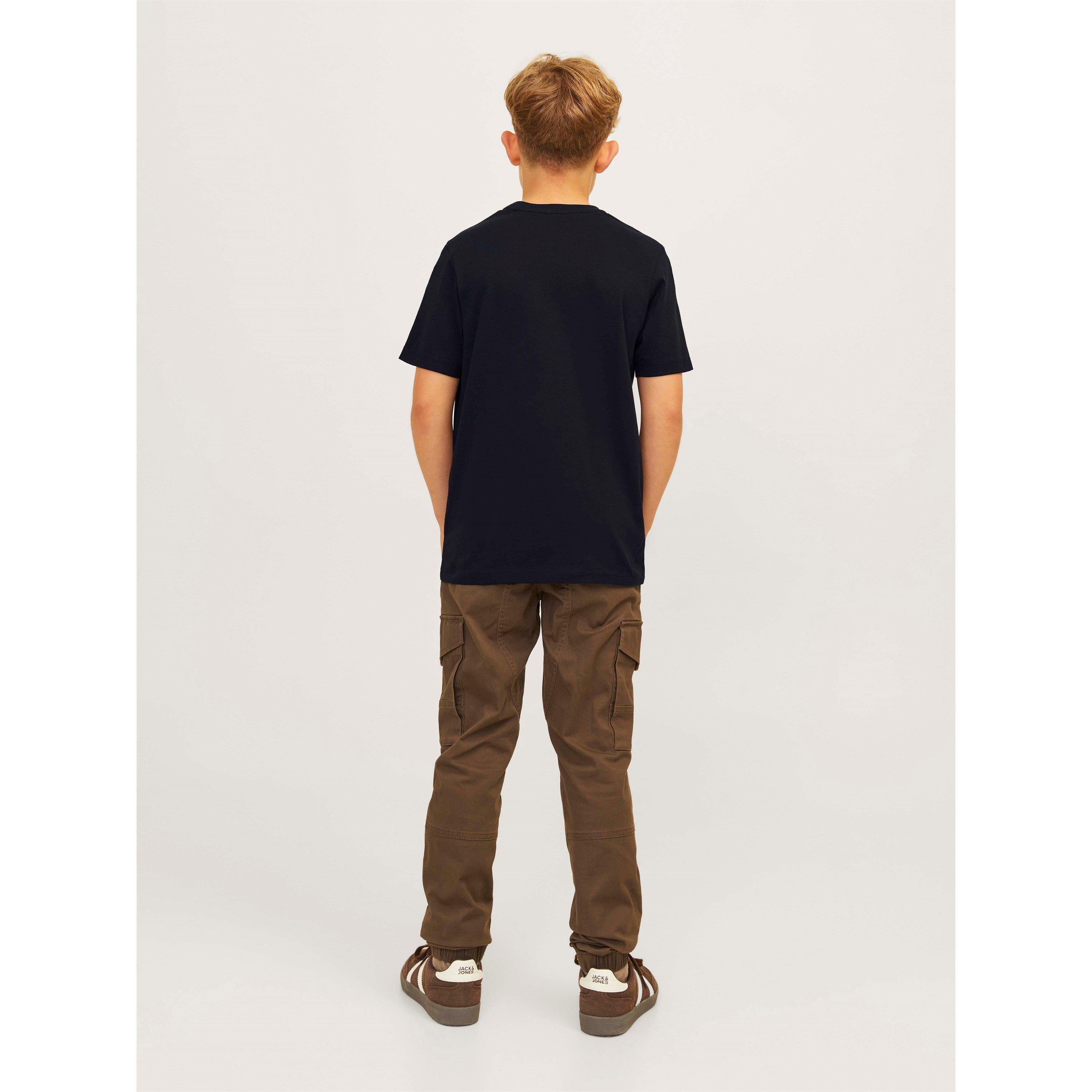 Black - Jack and Jones - Corp Logo T-Shirt Junior Boys - 3