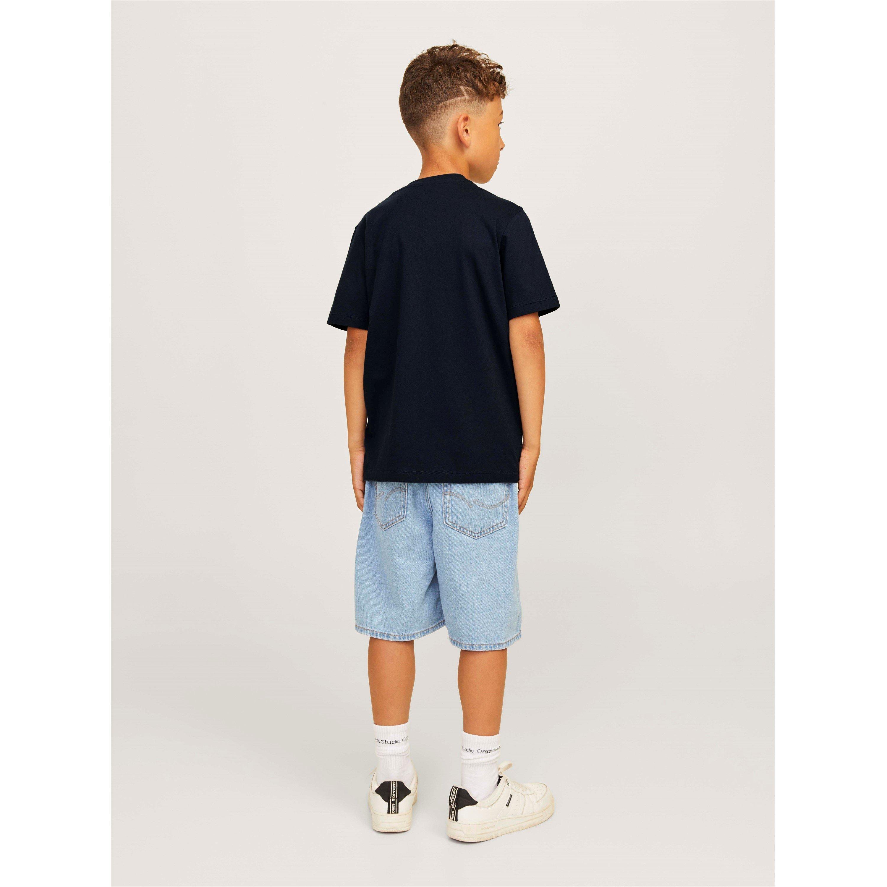 Navy Blazer - Jack and Jones - Kids' Corp Logo T-Shirt - 3