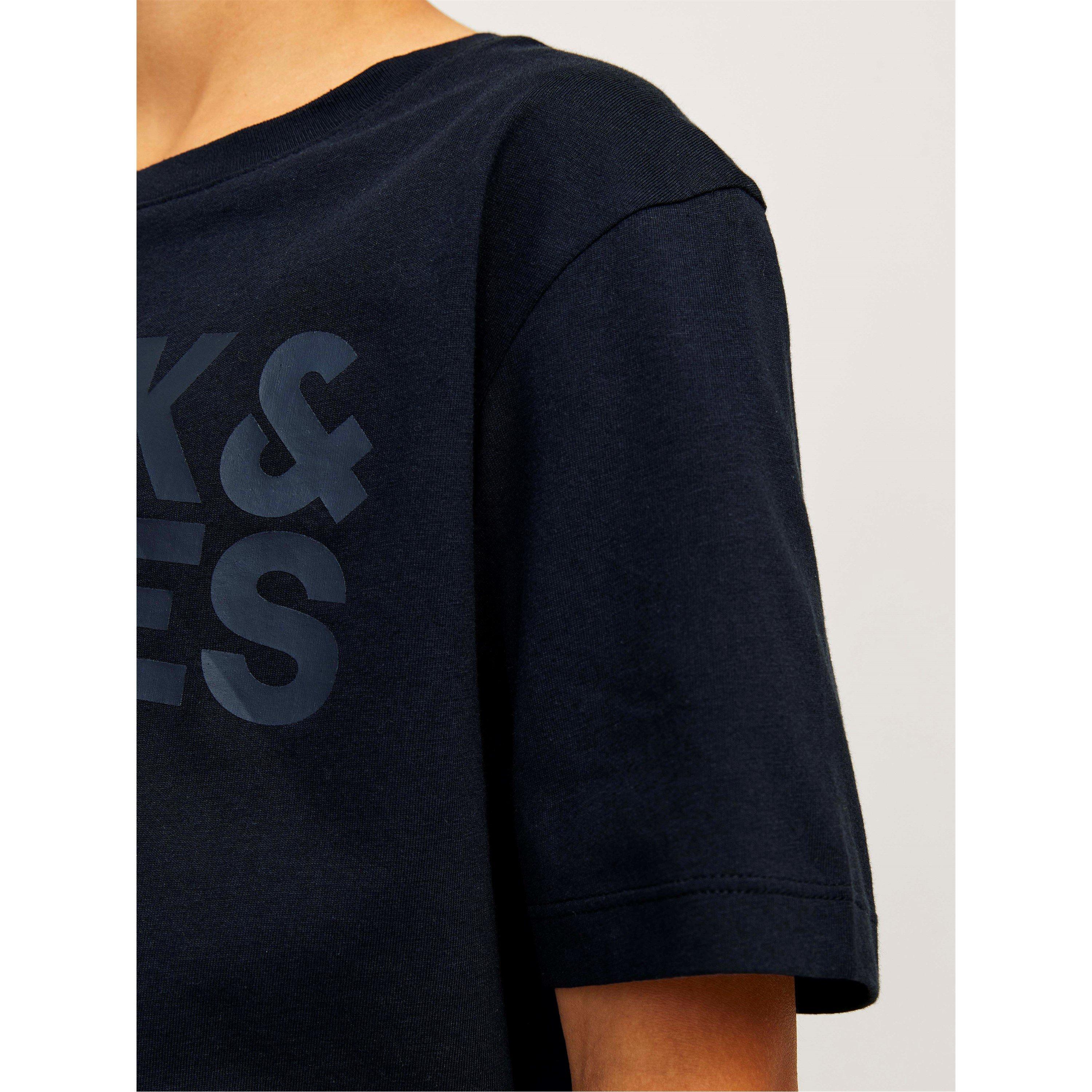 Navy Blazer - Jack and Jones - Kids' Corp Logo T-Shirt - 5