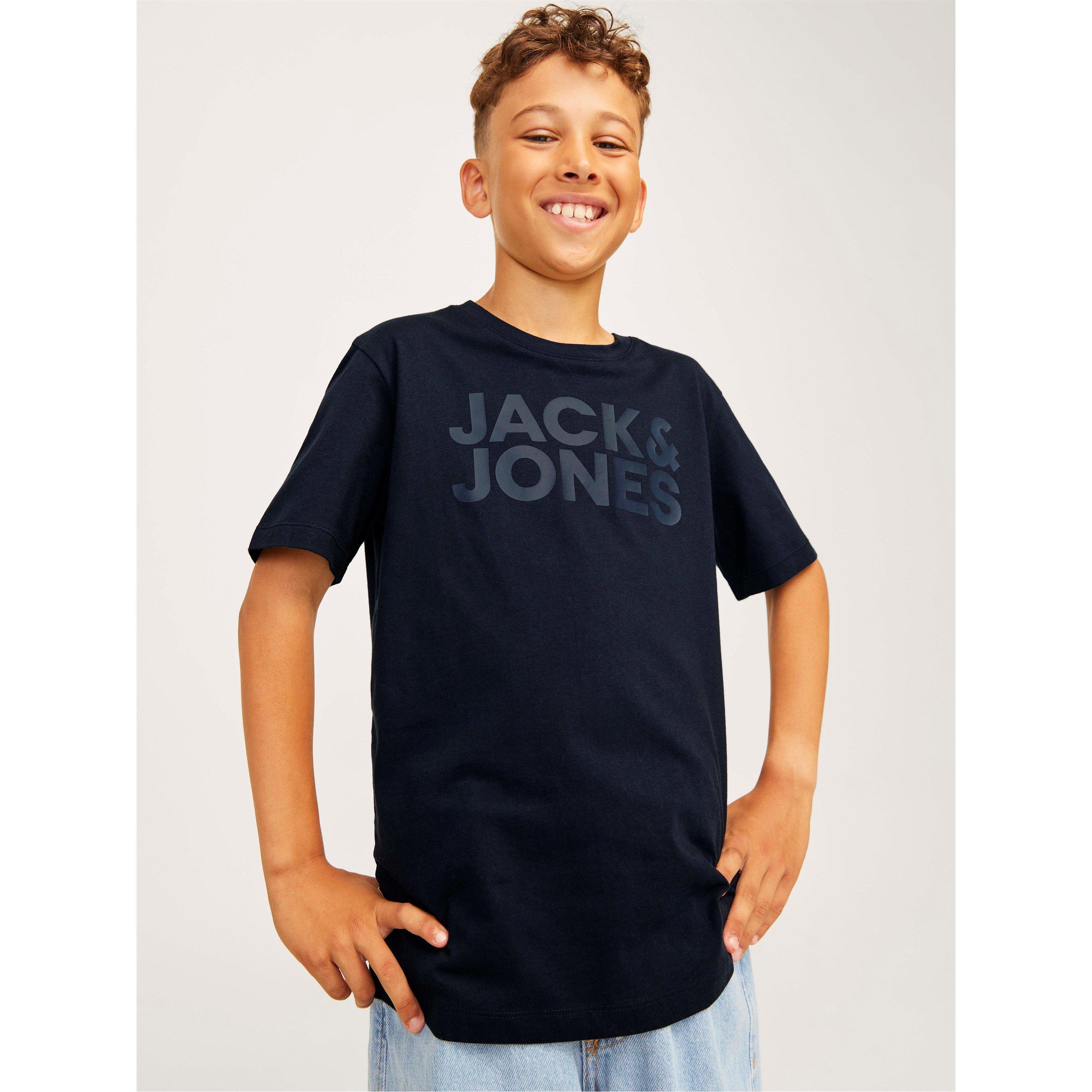 Navy Blazer - Jack and Jones - Kids' Corp Logo T-Shirt - 6