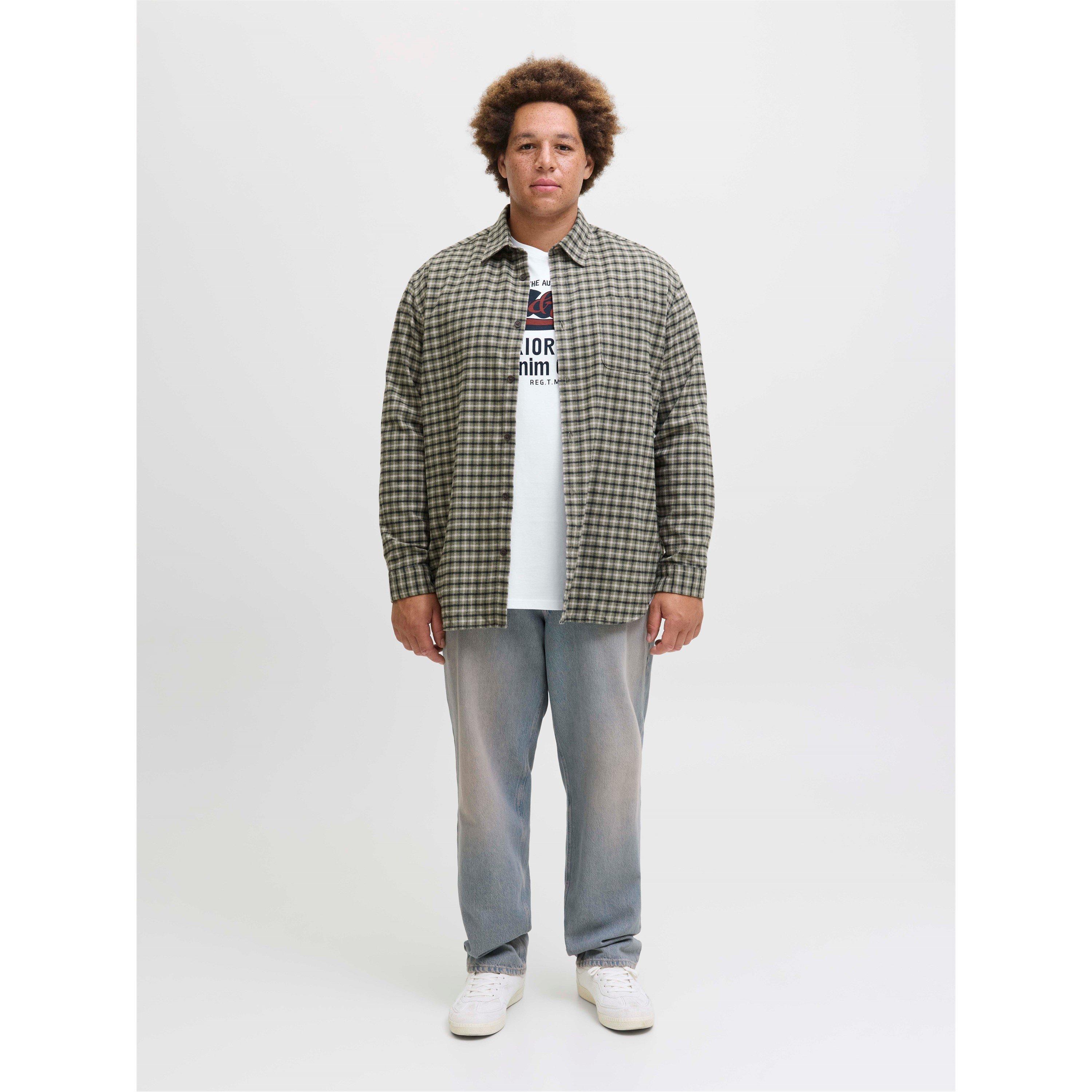 Cloud Dancer - Jack and Jones - Colour Logo T-Shirt Plus Size Mens - 7