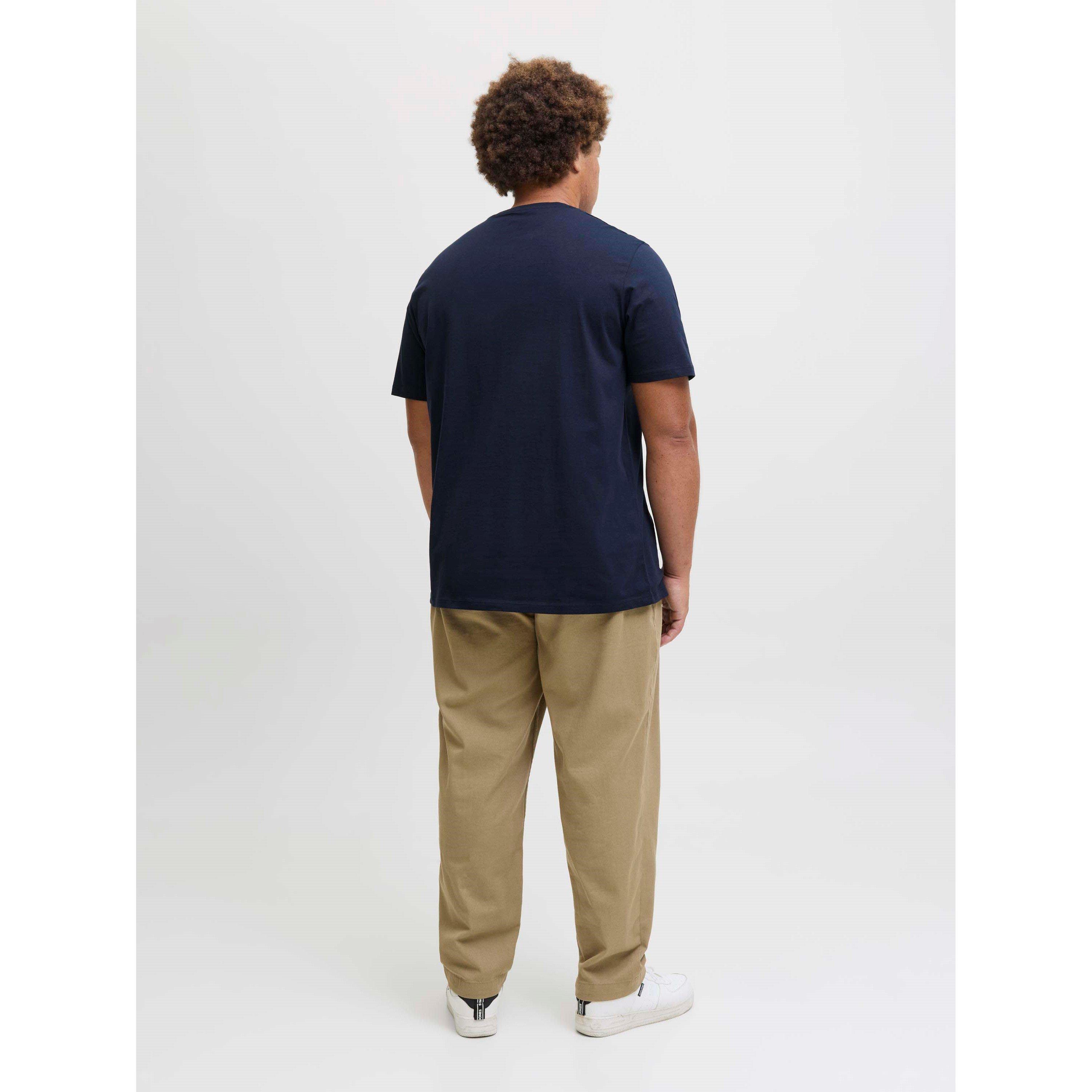 Sky Captain - Jack and Jones - Colour Logo T-Shirt Mens Plus Size - 3