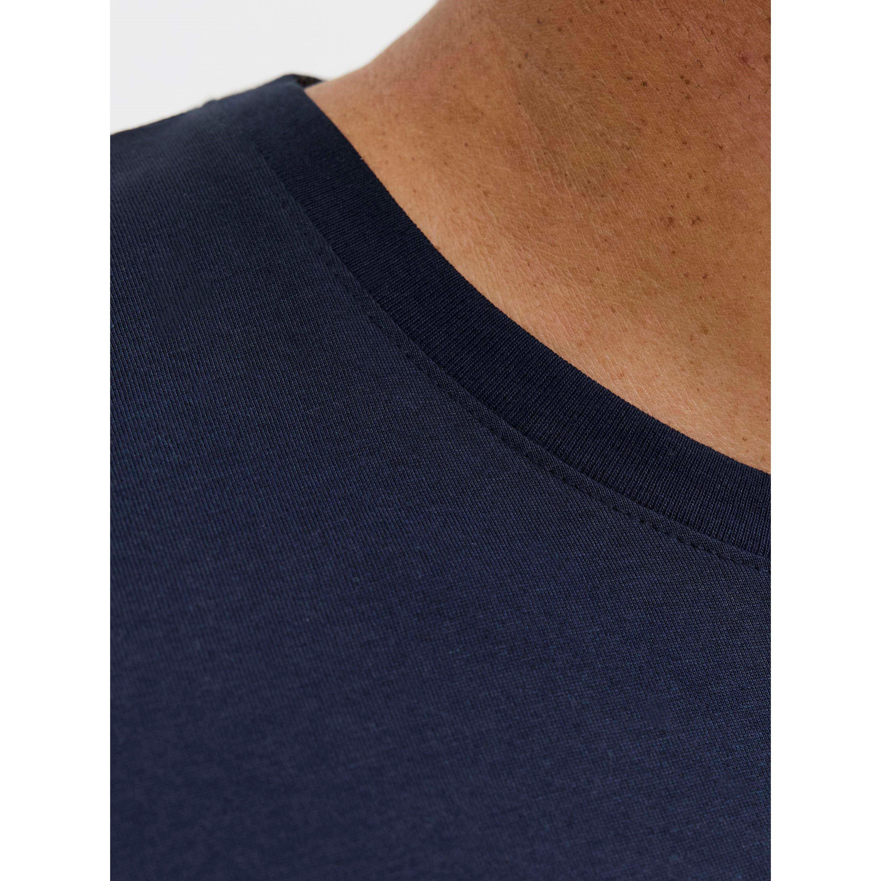Sky Captain - Jack and Jones - Colour Logo T-Shirt Mens Plus Size - 5