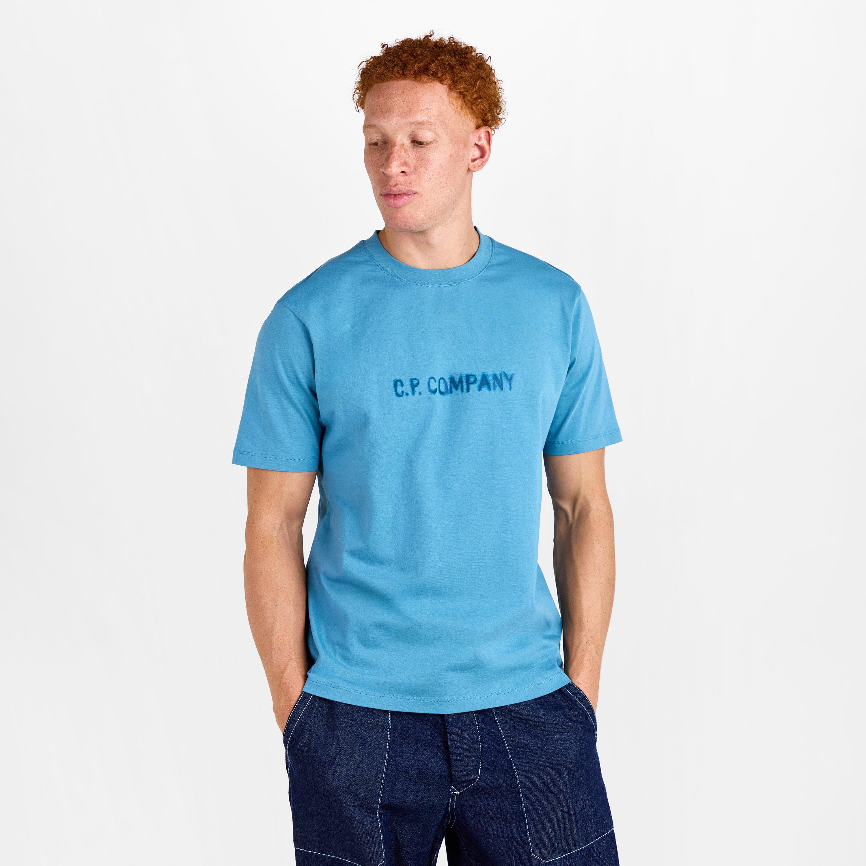 Aegean Blue 815 - CP Company - CP Chest Print TS Sn61 - 3