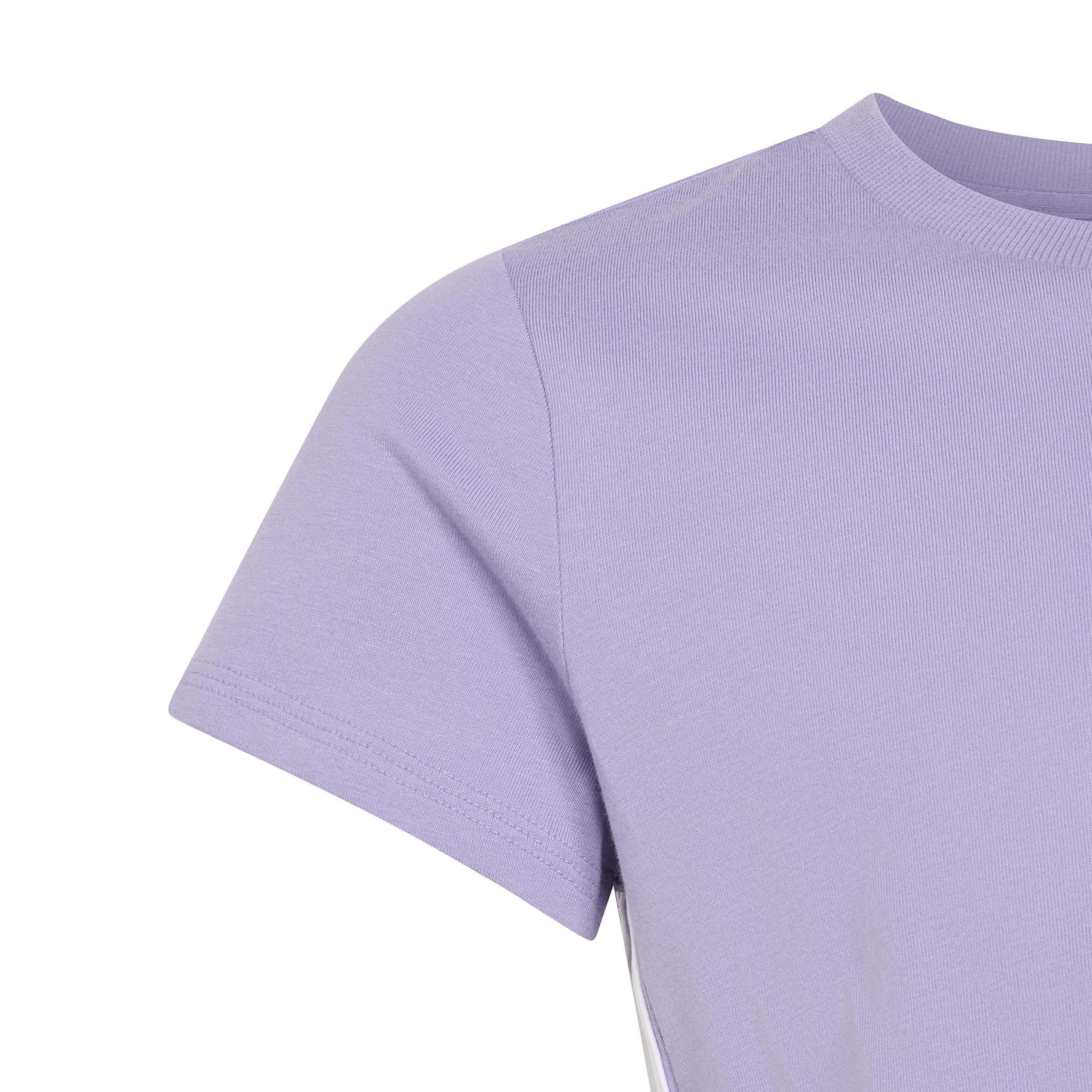 Lilac/White - adidas - Kids' T-Shirt - 5