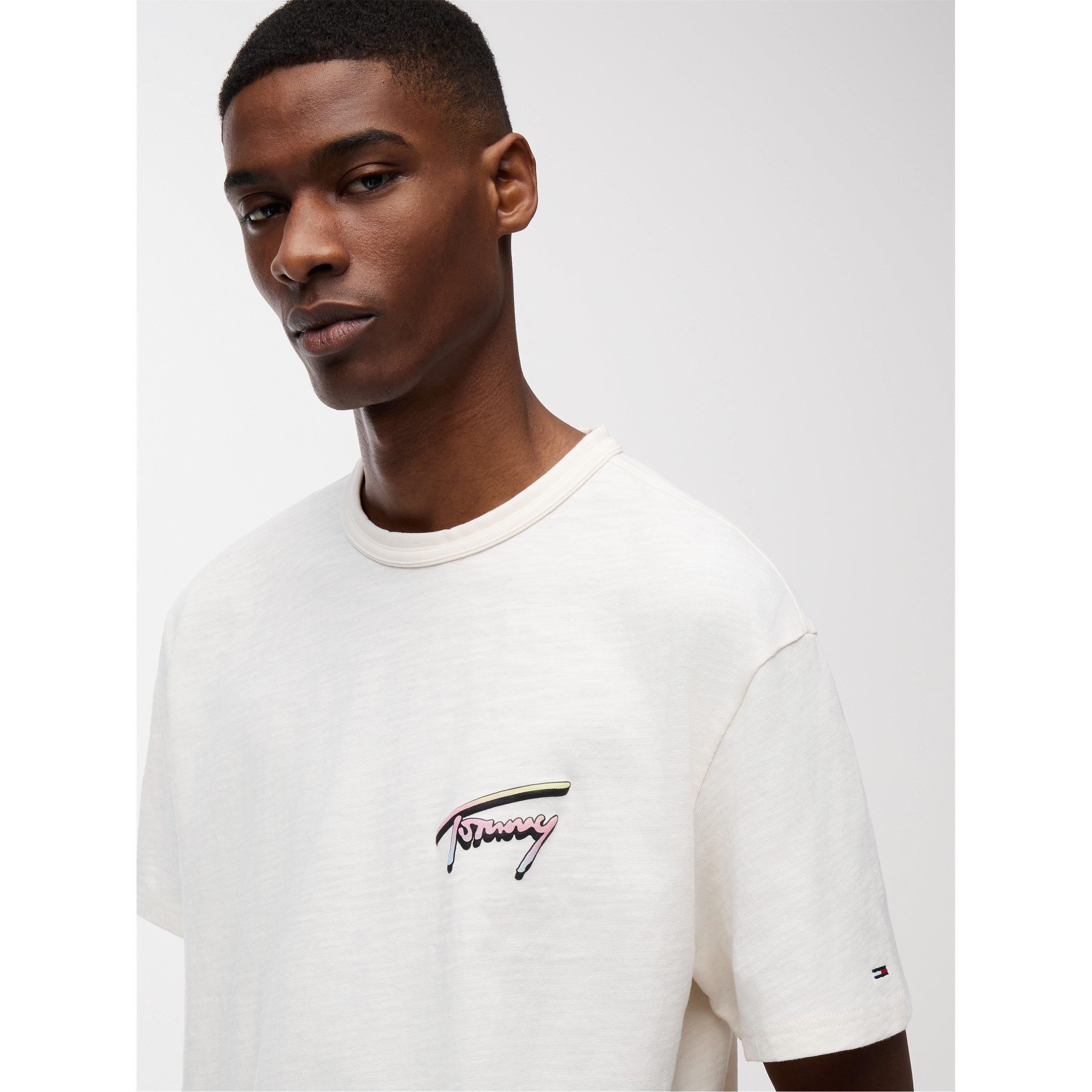 Ancient White - Tommy Jeans - Men's T-Shirt - 4