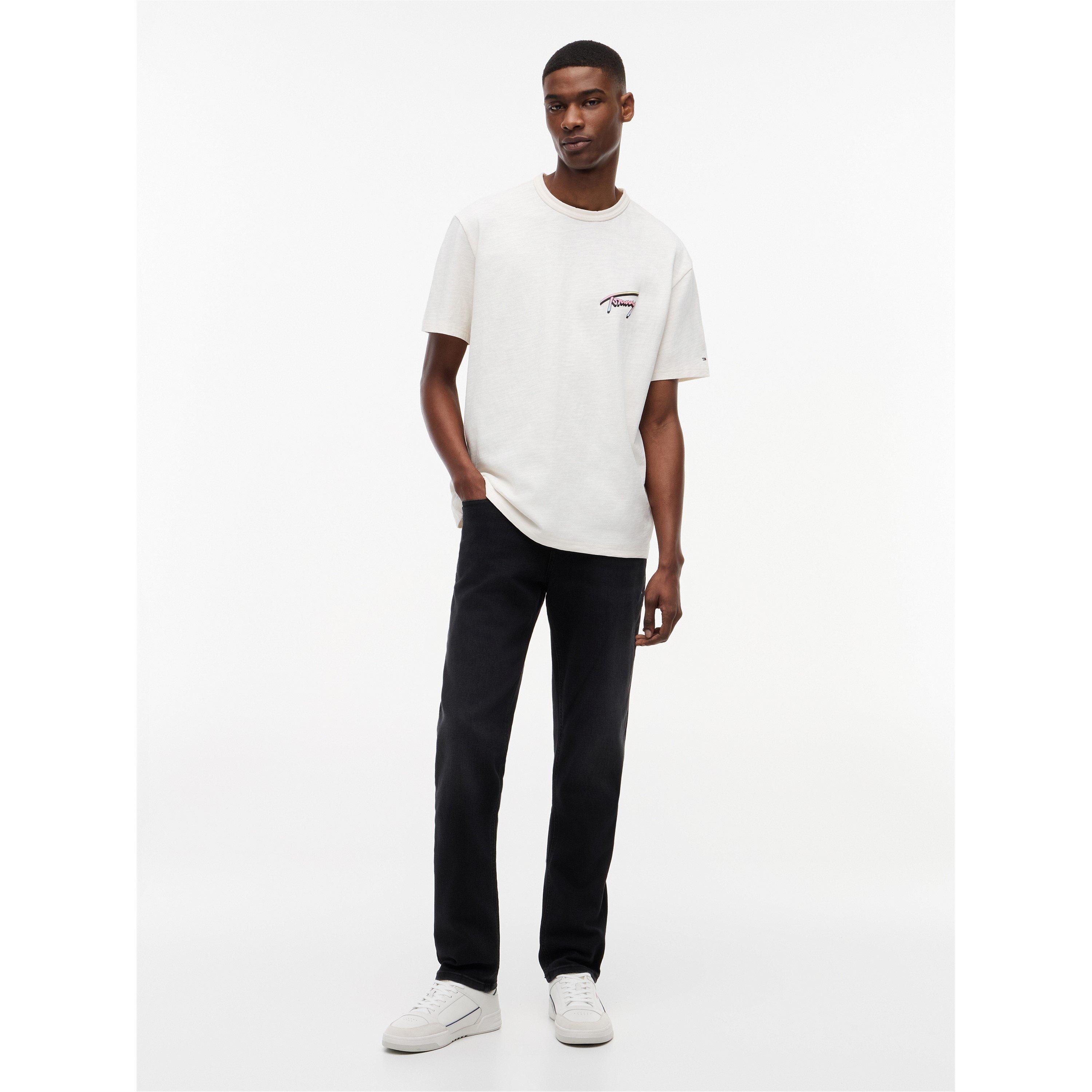 Ancient White - Tommy Jeans - Men's T-Shirt - 5