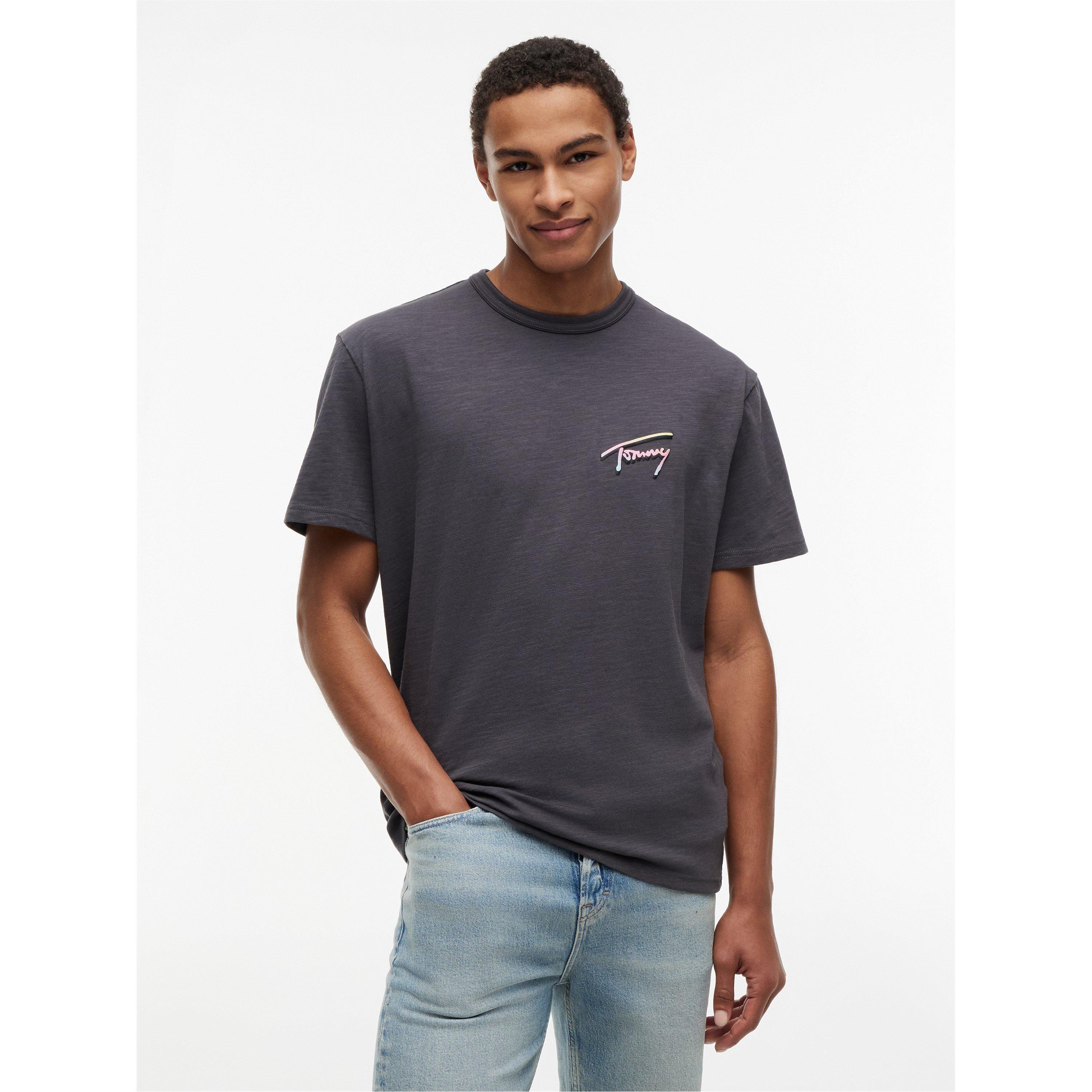 Noir délavé - Tommy Jeans - Men's T-Shirt - 2